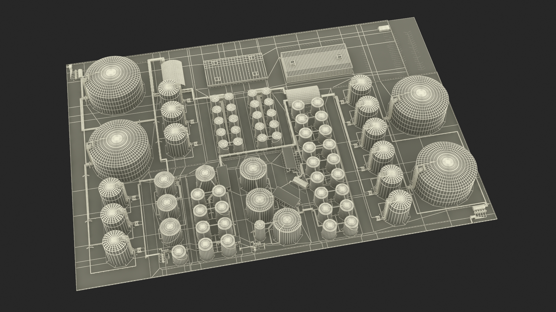 LNG Plant 3D model