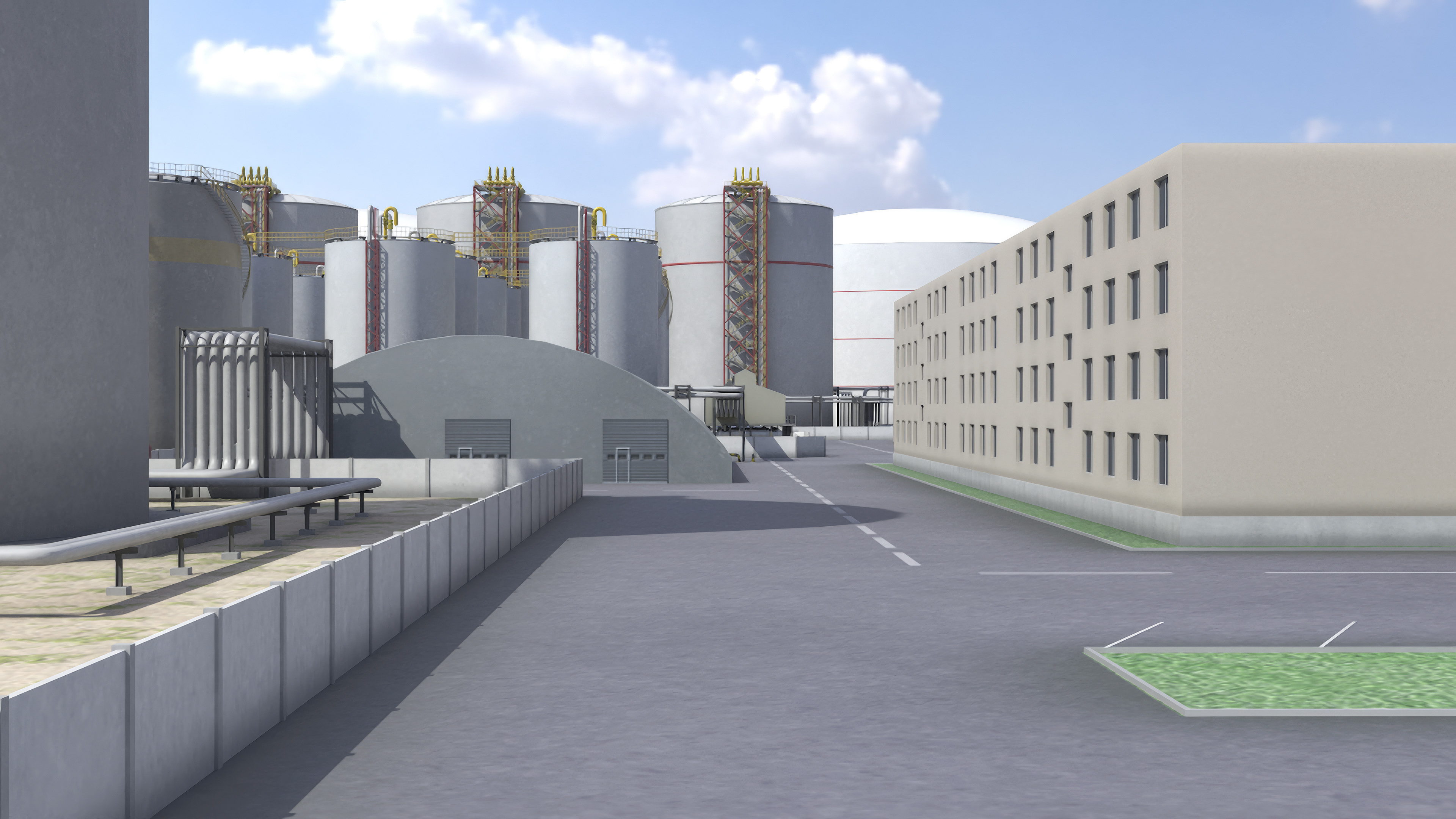 LNG Plant 3D model