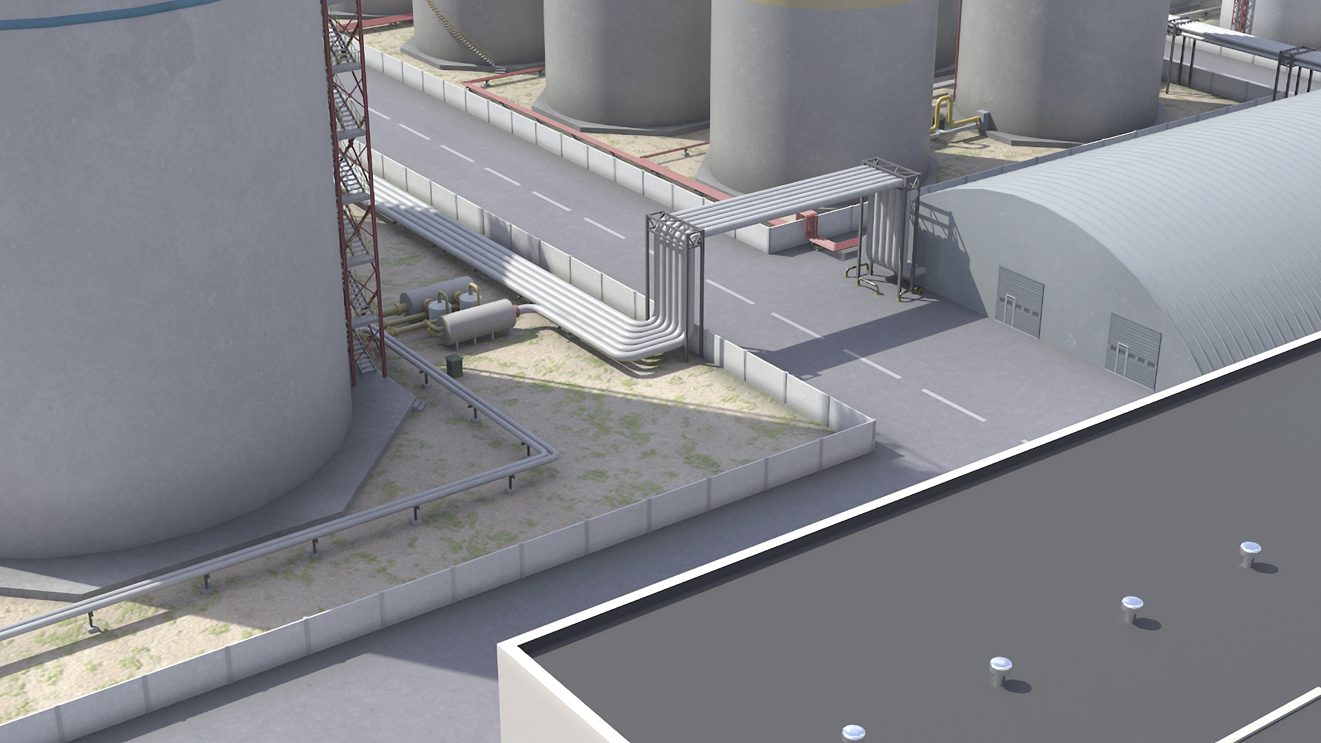 LNG Plant 3D model