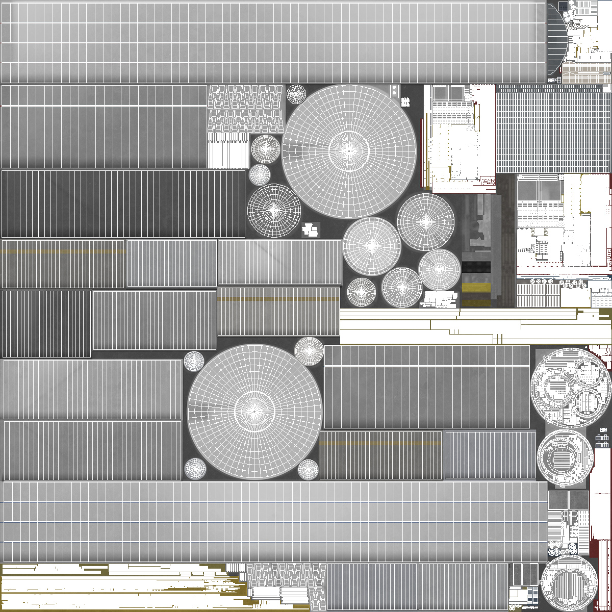 LNG Plant 3D model