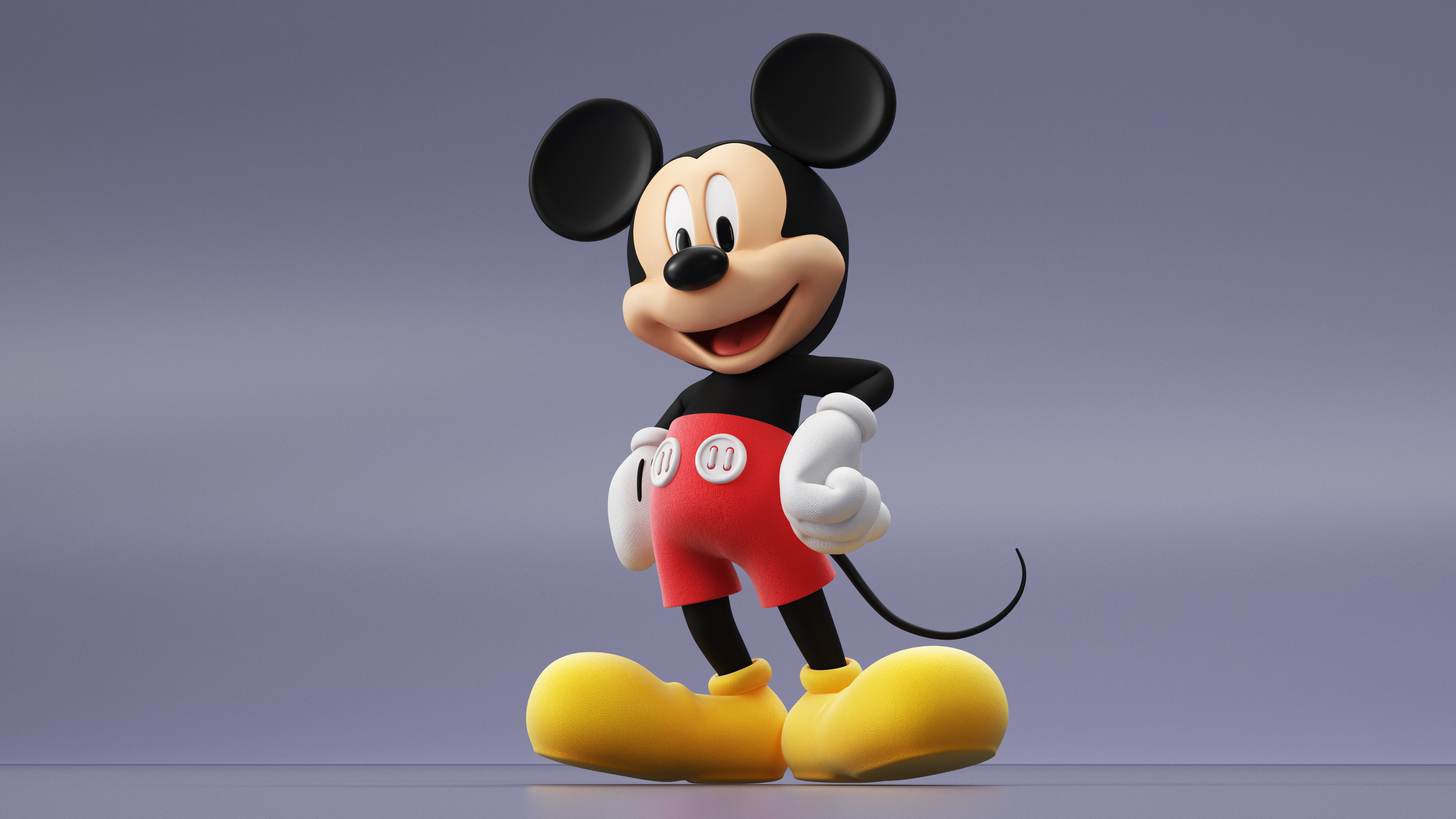 3D Character Mickey Mouse Standing