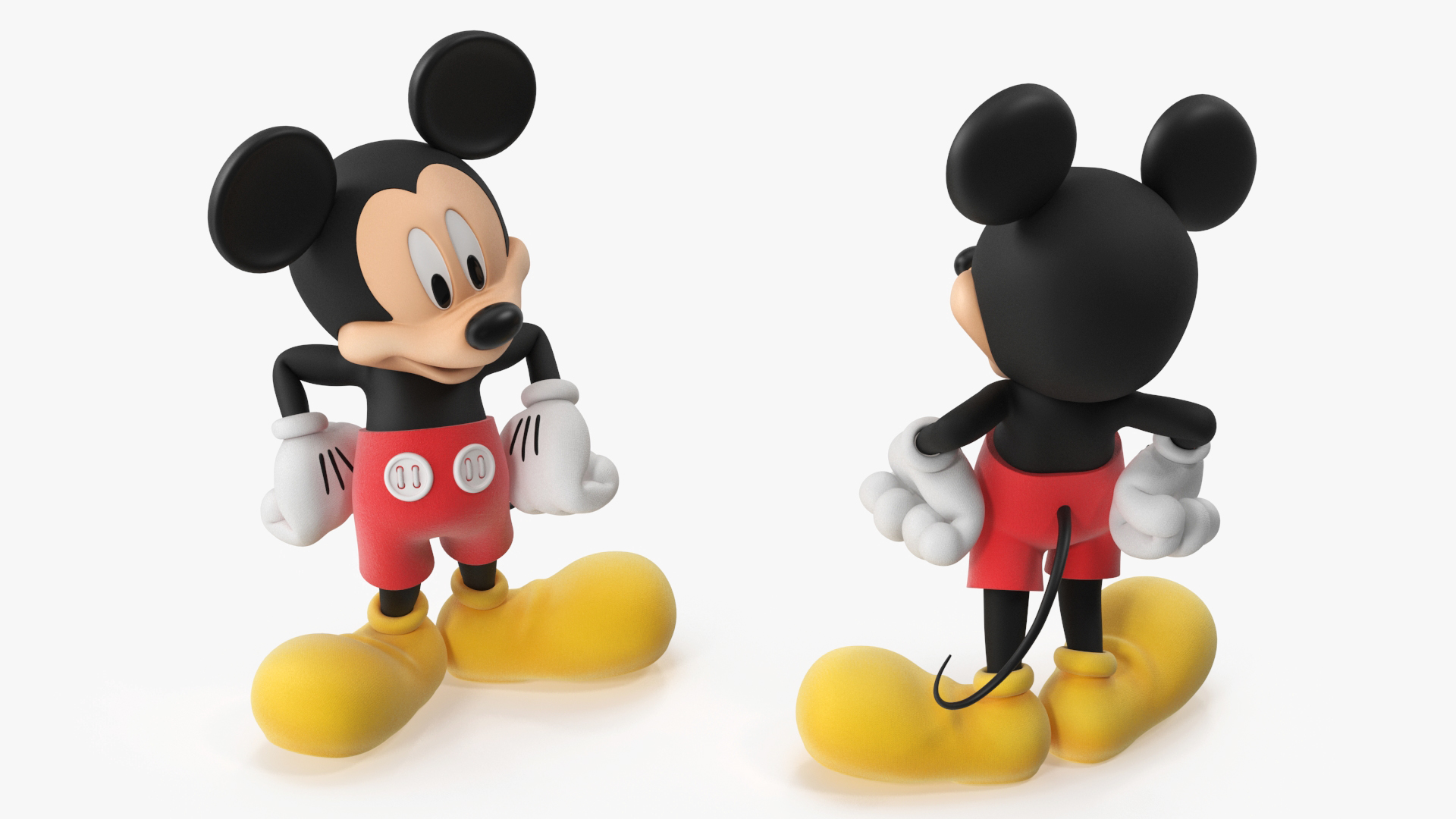 3D Character Mickey Mouse Standing