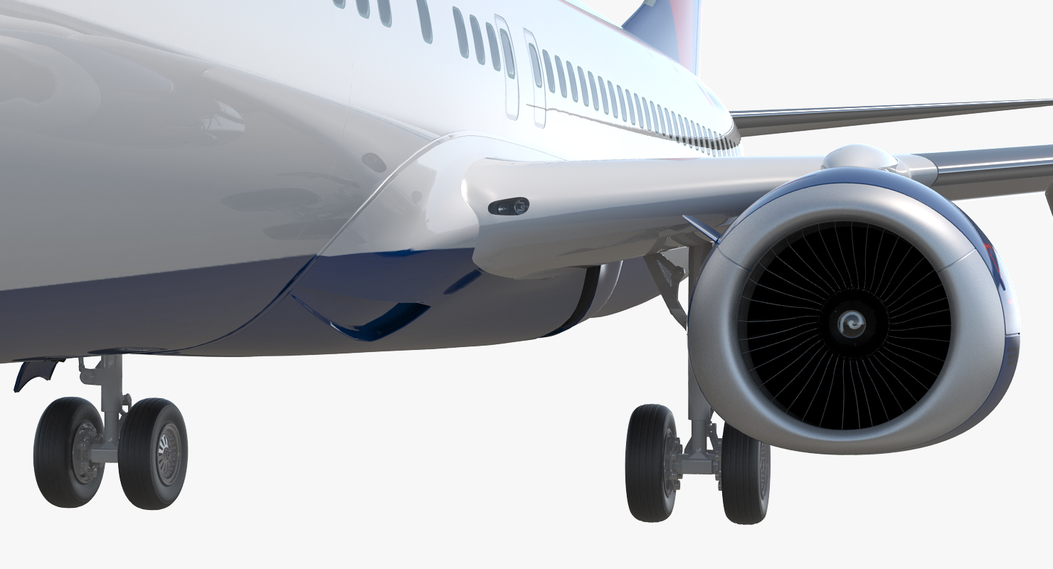 3D model Boeing 737 900 Delta Air Lines