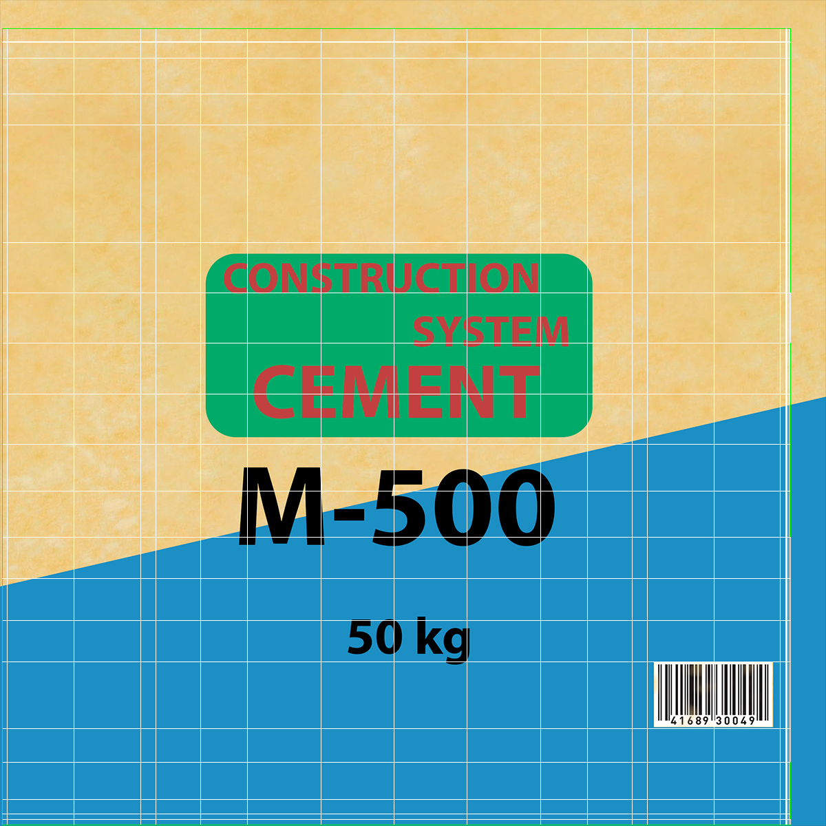 3D Cement Bags on Wooden Pallet model