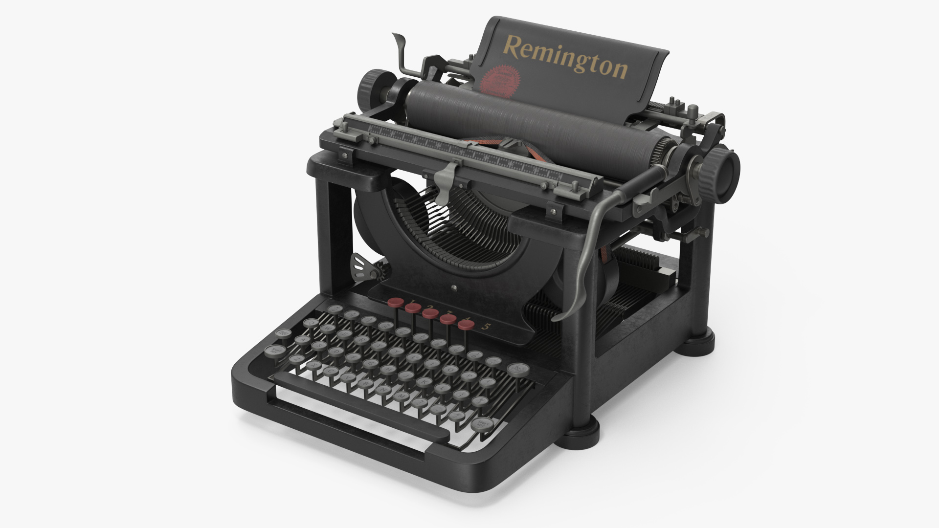 3D Typewriter Remington 10 1923 model