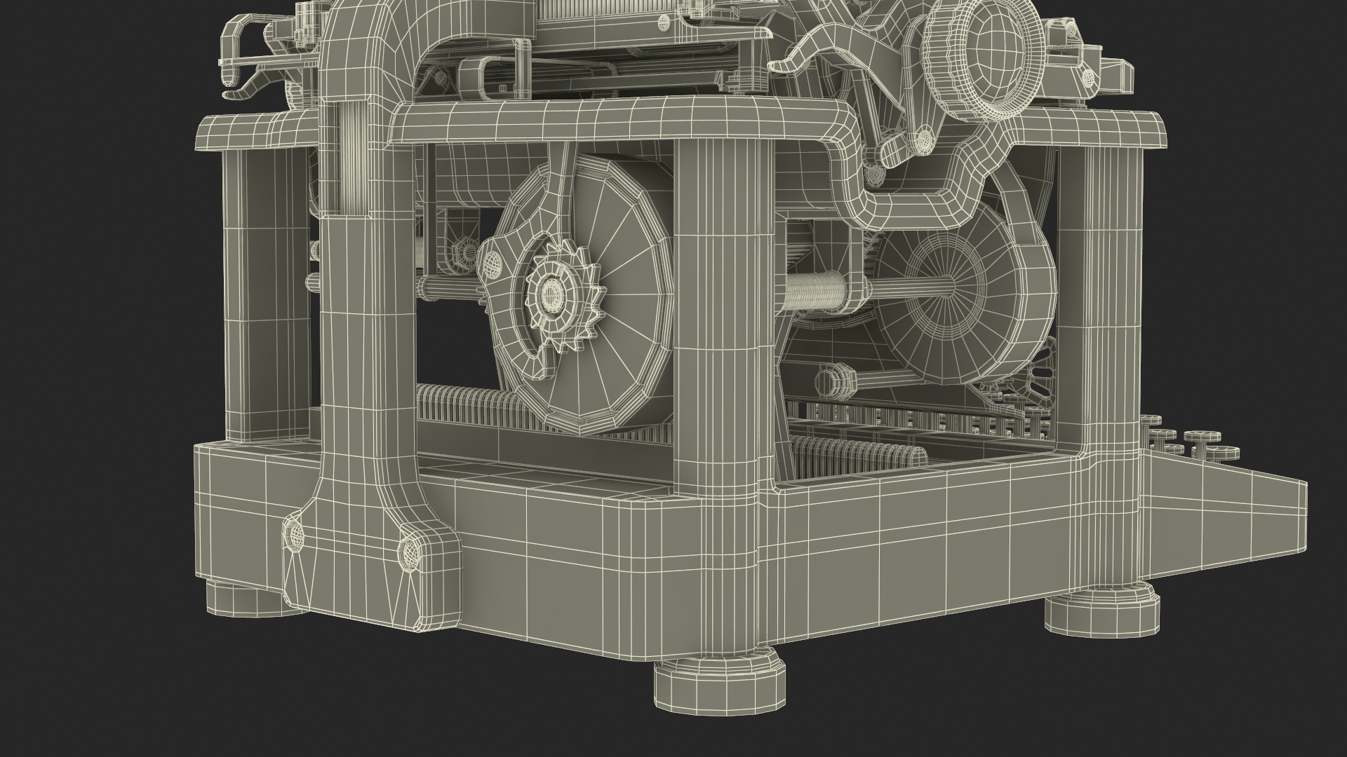 3D Typewriter Remington 10 1923 model