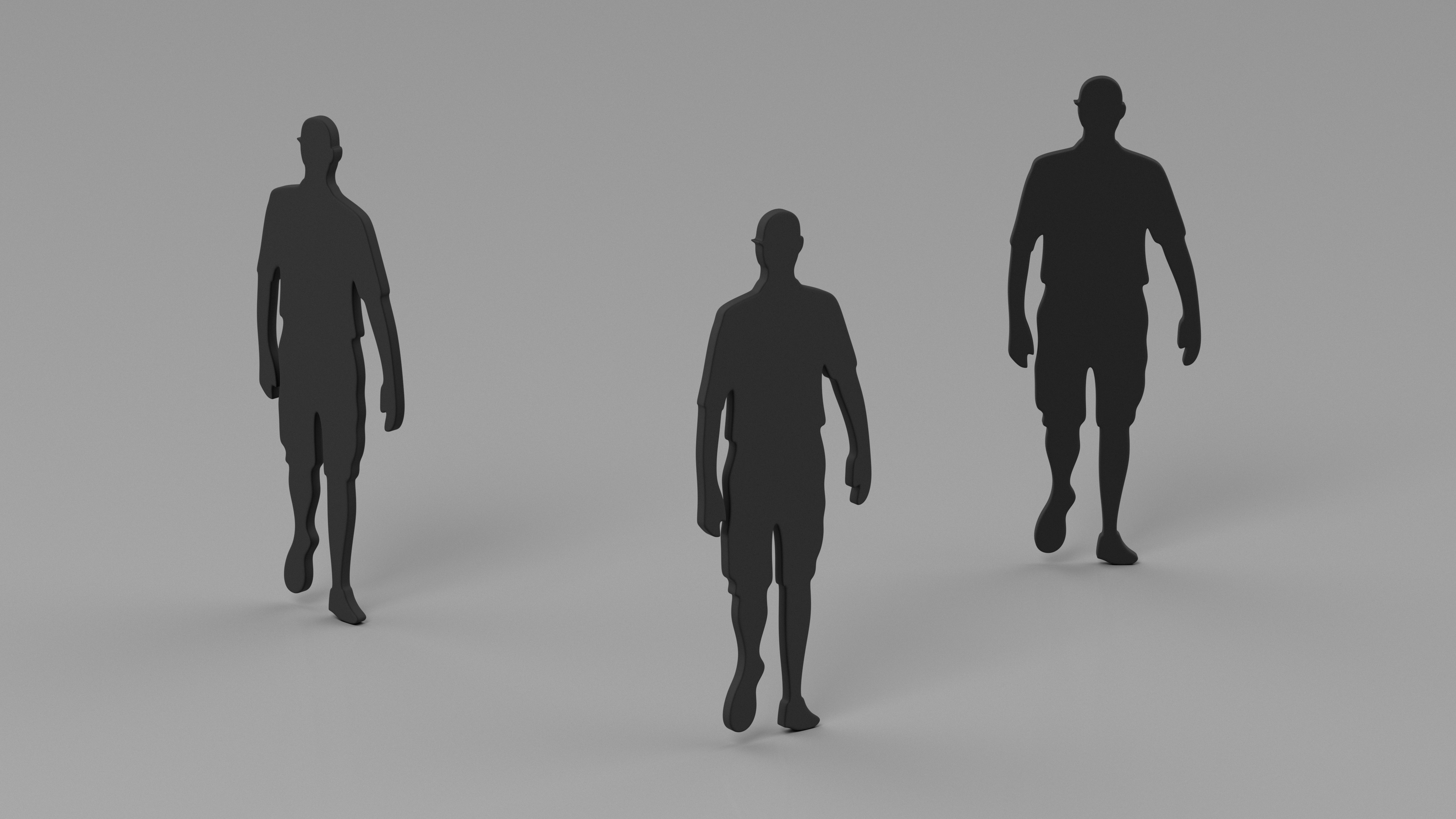 Silhouette People Pack 3D