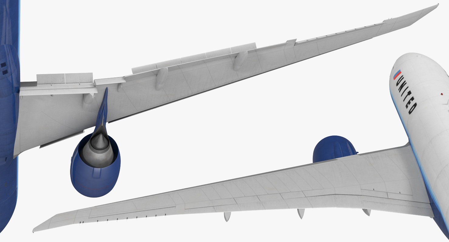 3D Boeing 777 Freighter United Airlines