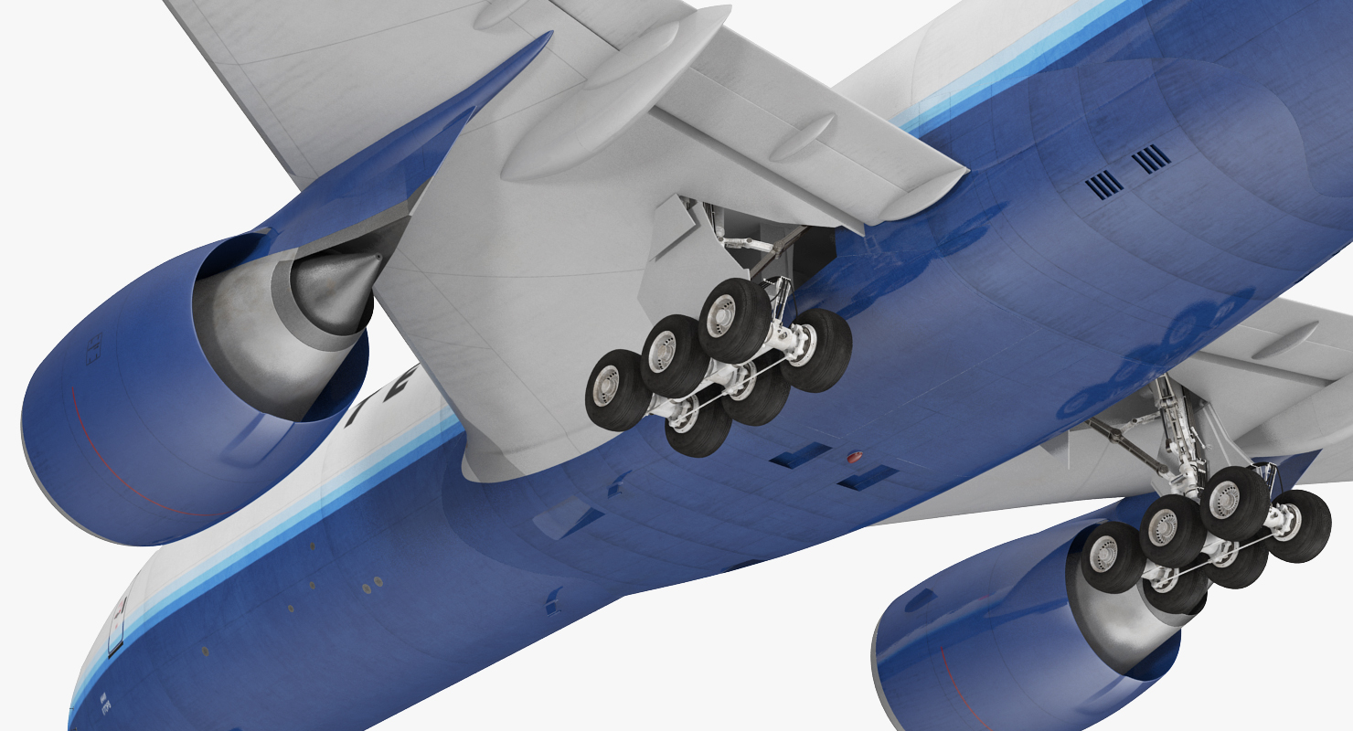 3D Boeing 777 Freighter United Airlines