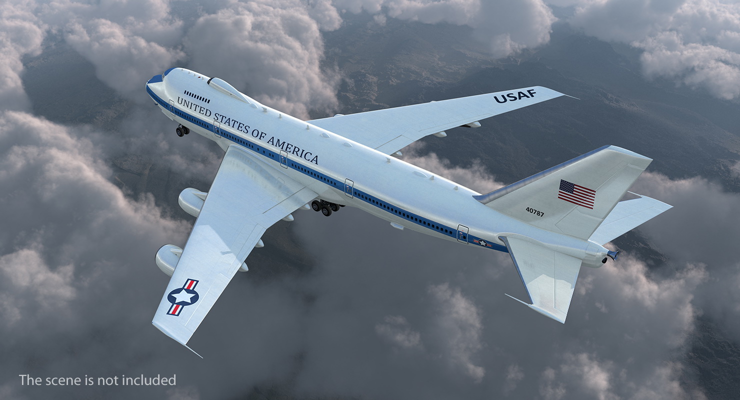 3D Boeing E4B Nightwatch