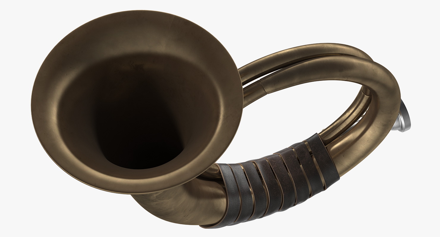 3D model Vintage Hunting Horn