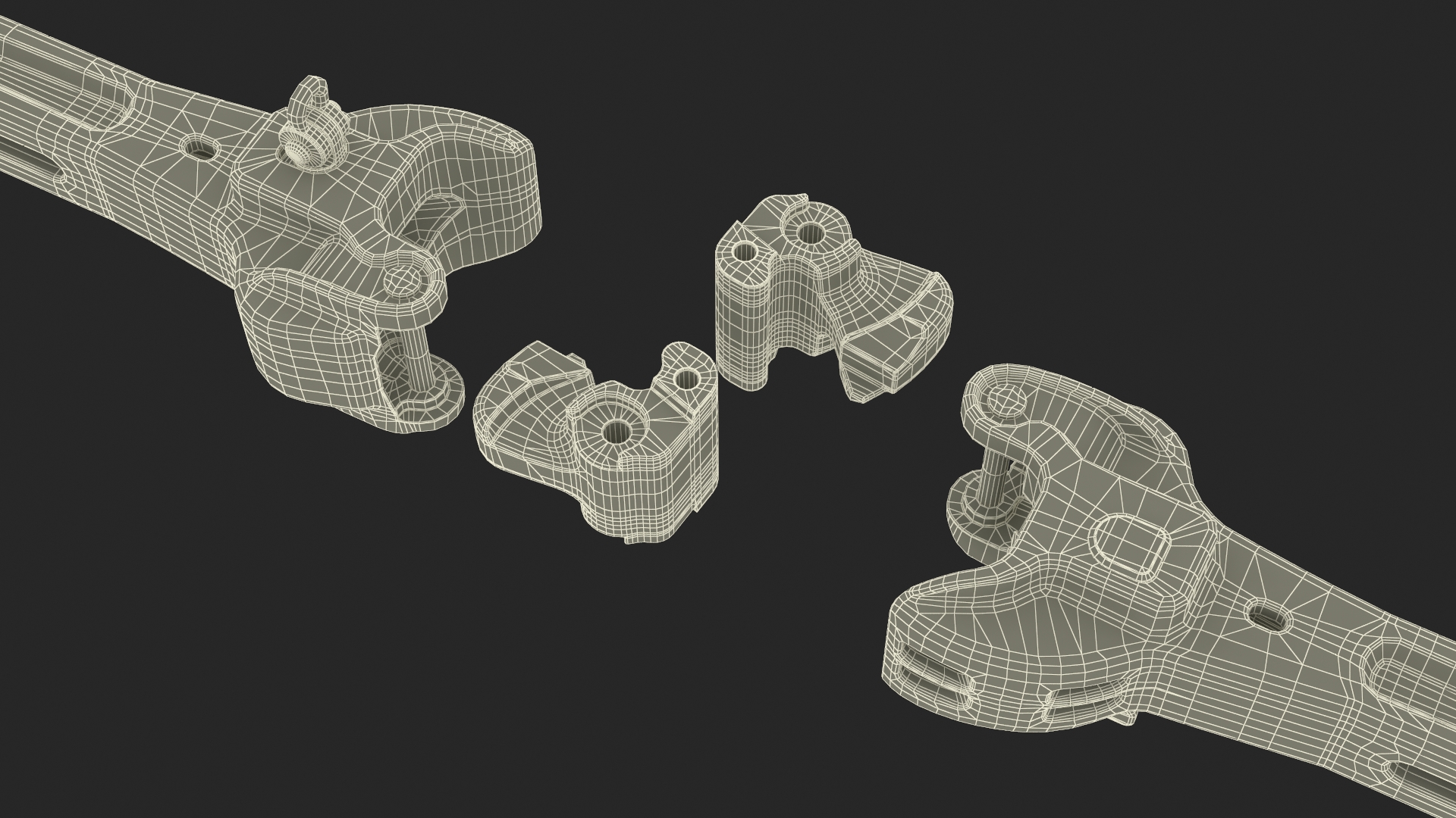 3D Railway Coupling Used