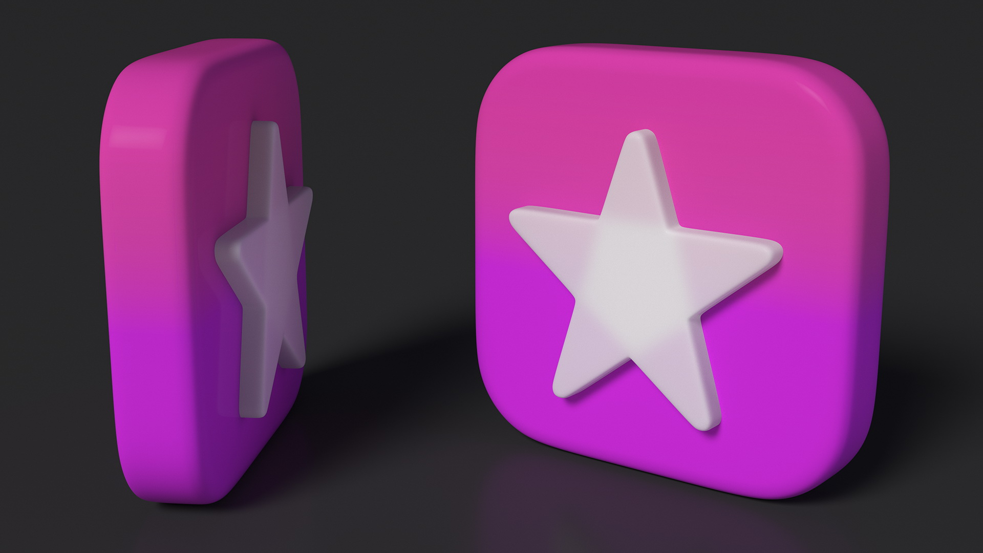 3D iPhone iOS iTunes Store Icon model