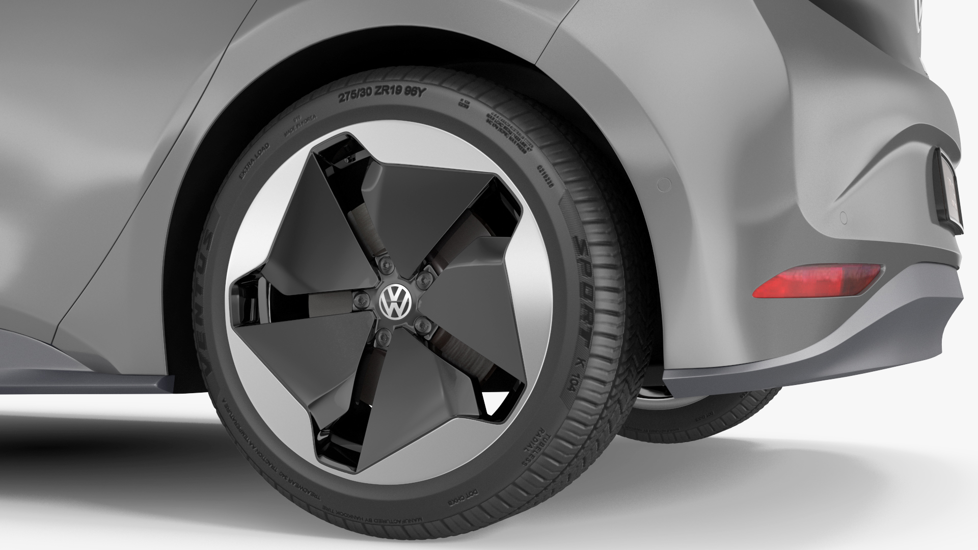 3D Volkswagen ID3 Rigged