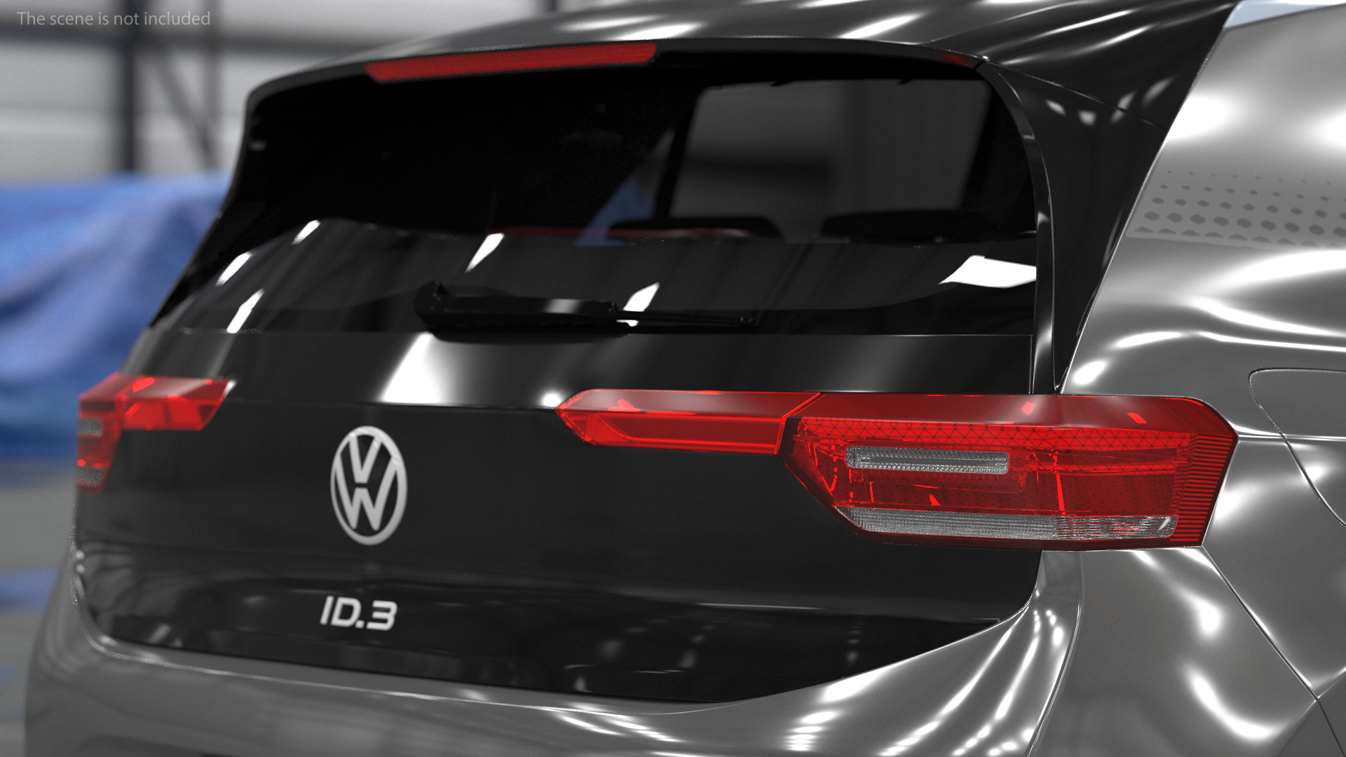 3D Volkswagen ID3 Rigged