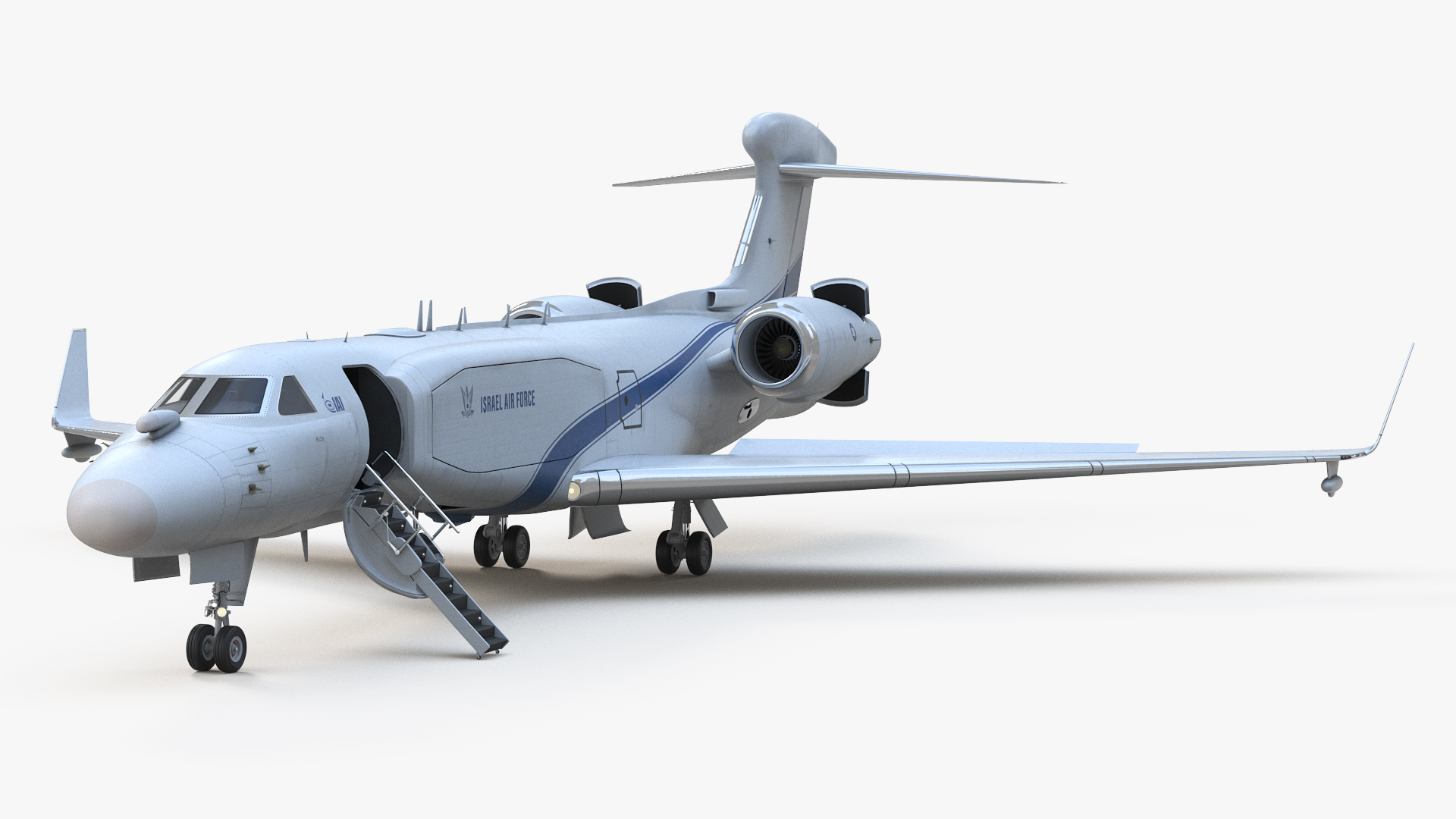 3D CAEW Airborne Early Warning Aircraft Rigged model