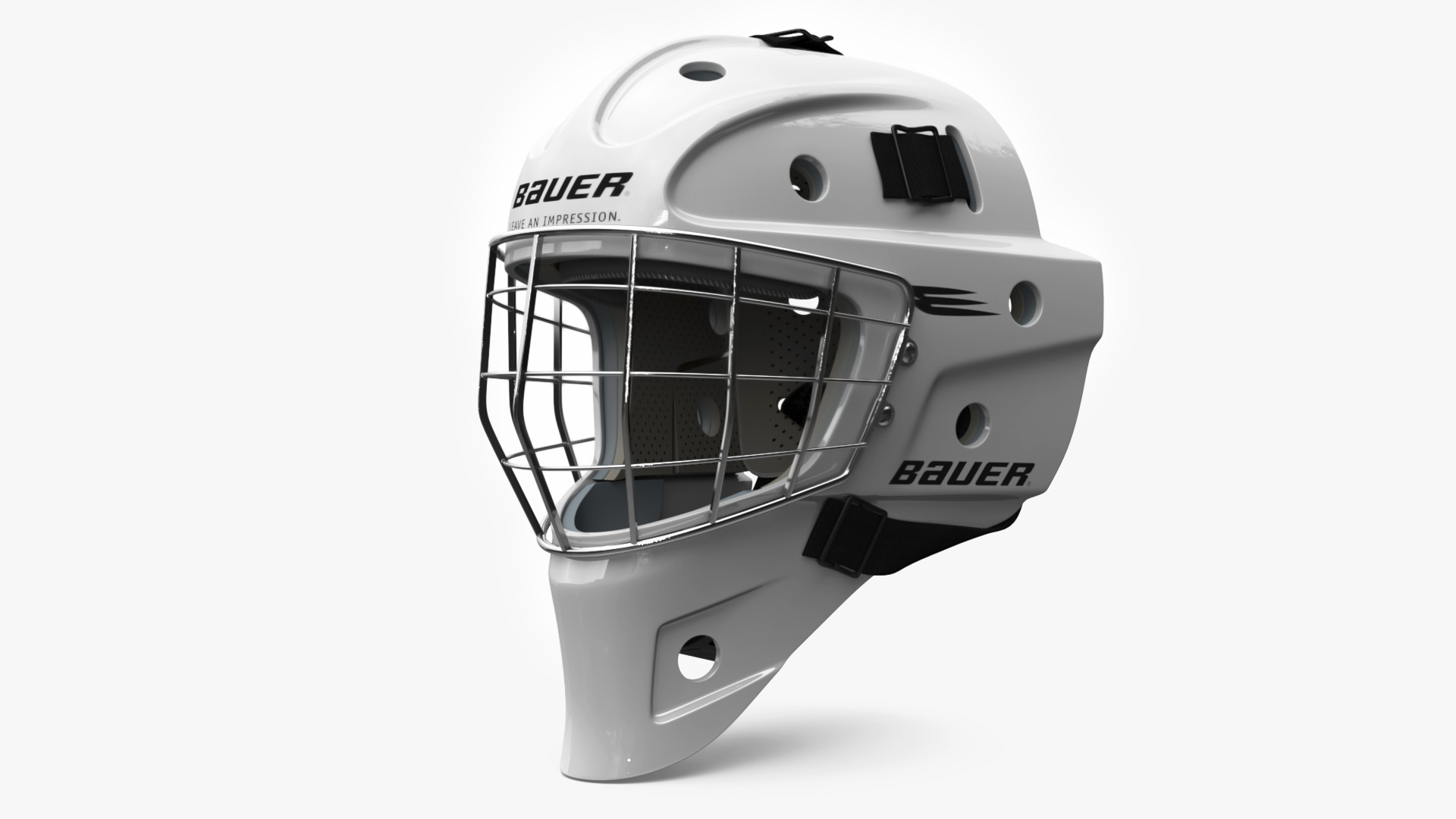 3D model Bauer Ice Hockey Goalie Helmet