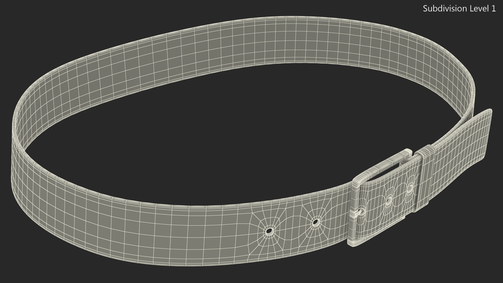 Leather Belt 3D