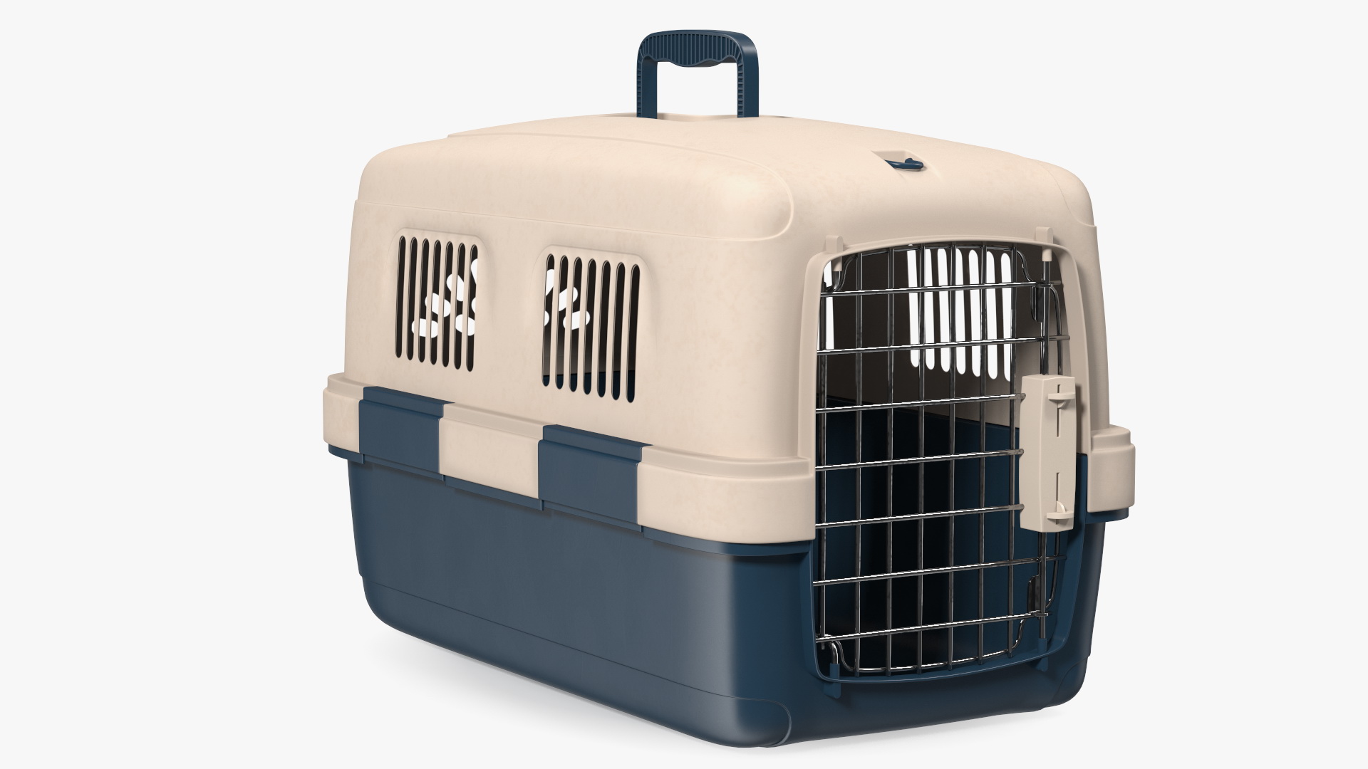 3D Plastic Dog Kennel model