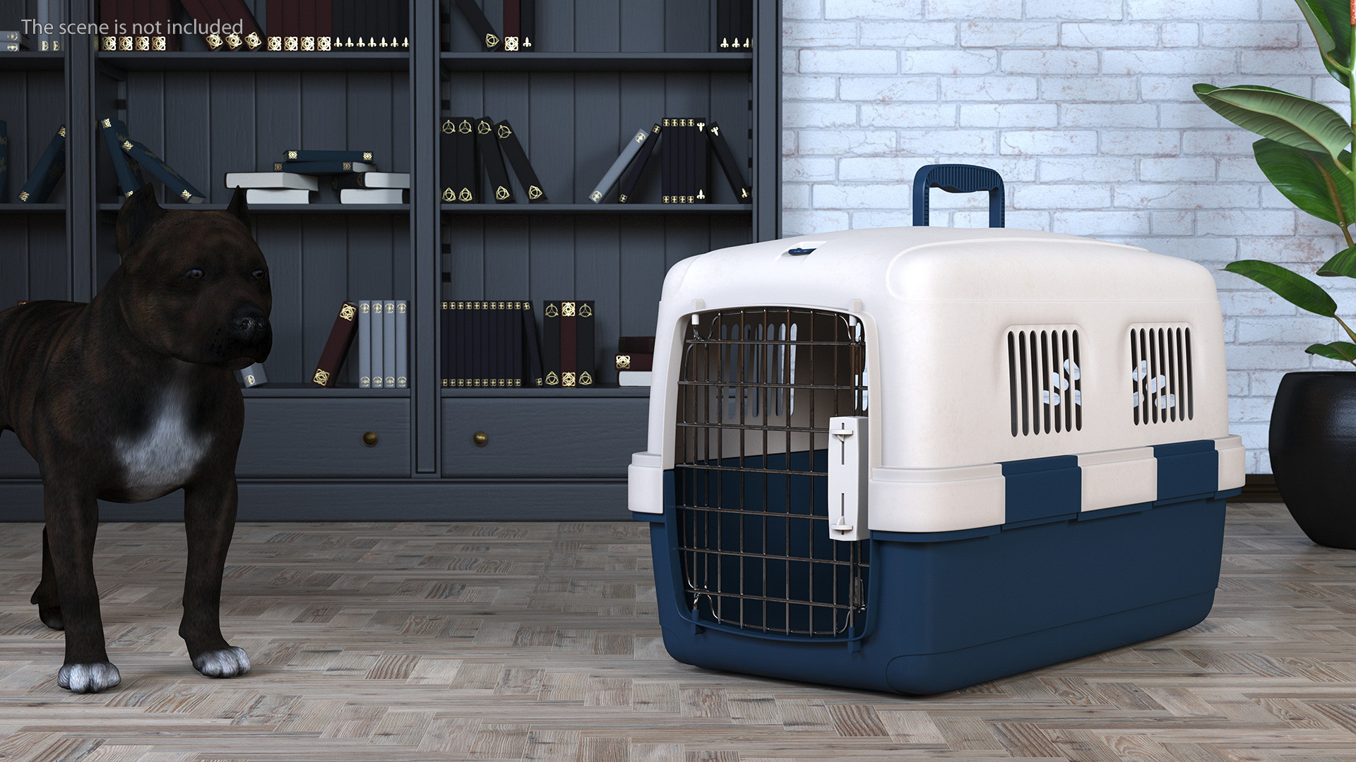 3D Plastic Dog Kennel model