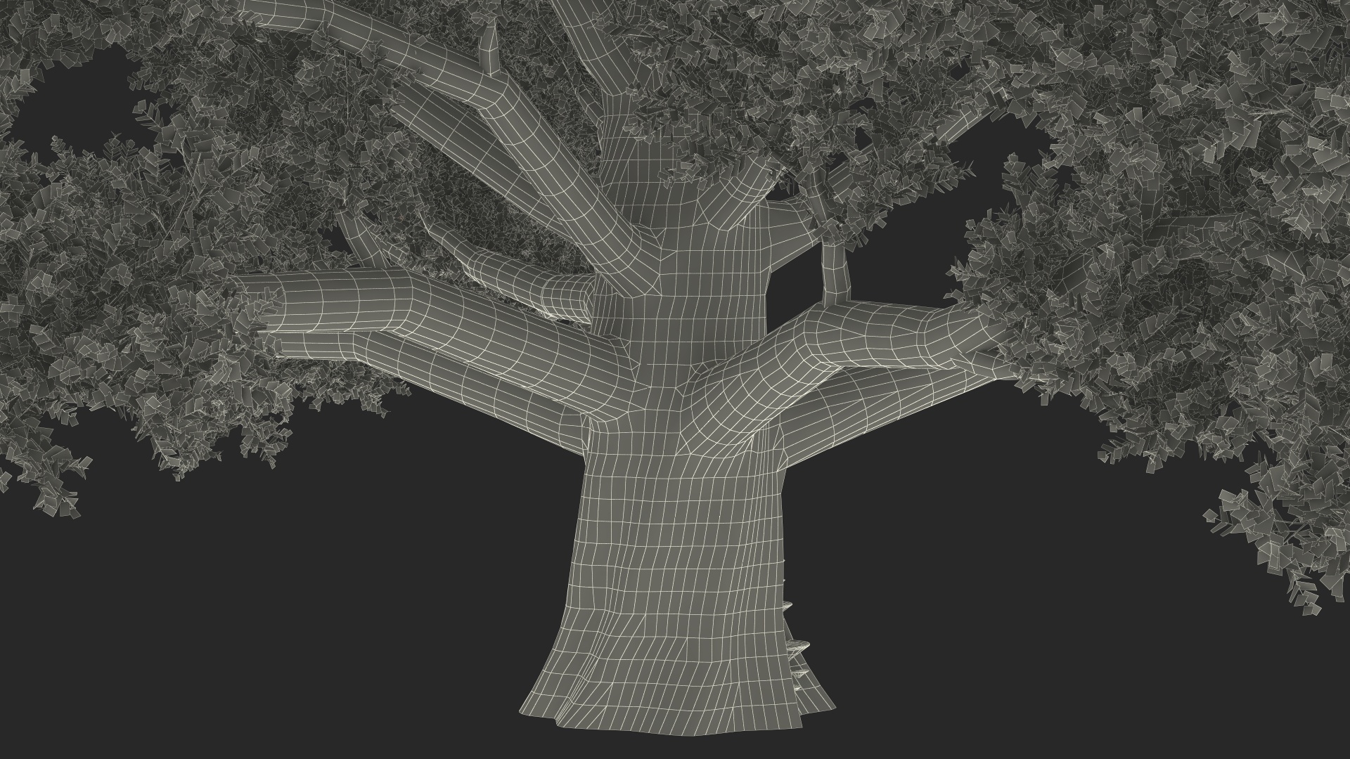 3D model Autumn Oak Tree