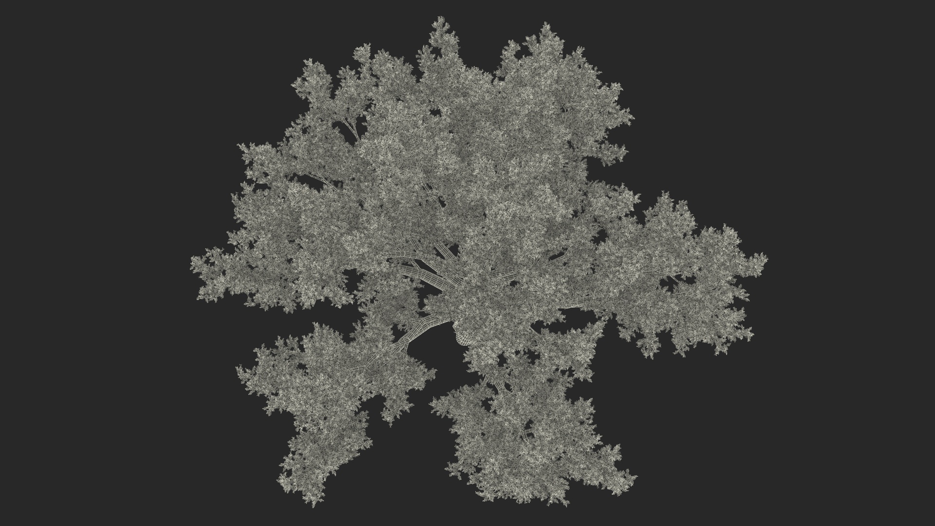 3D model Autumn Oak Tree