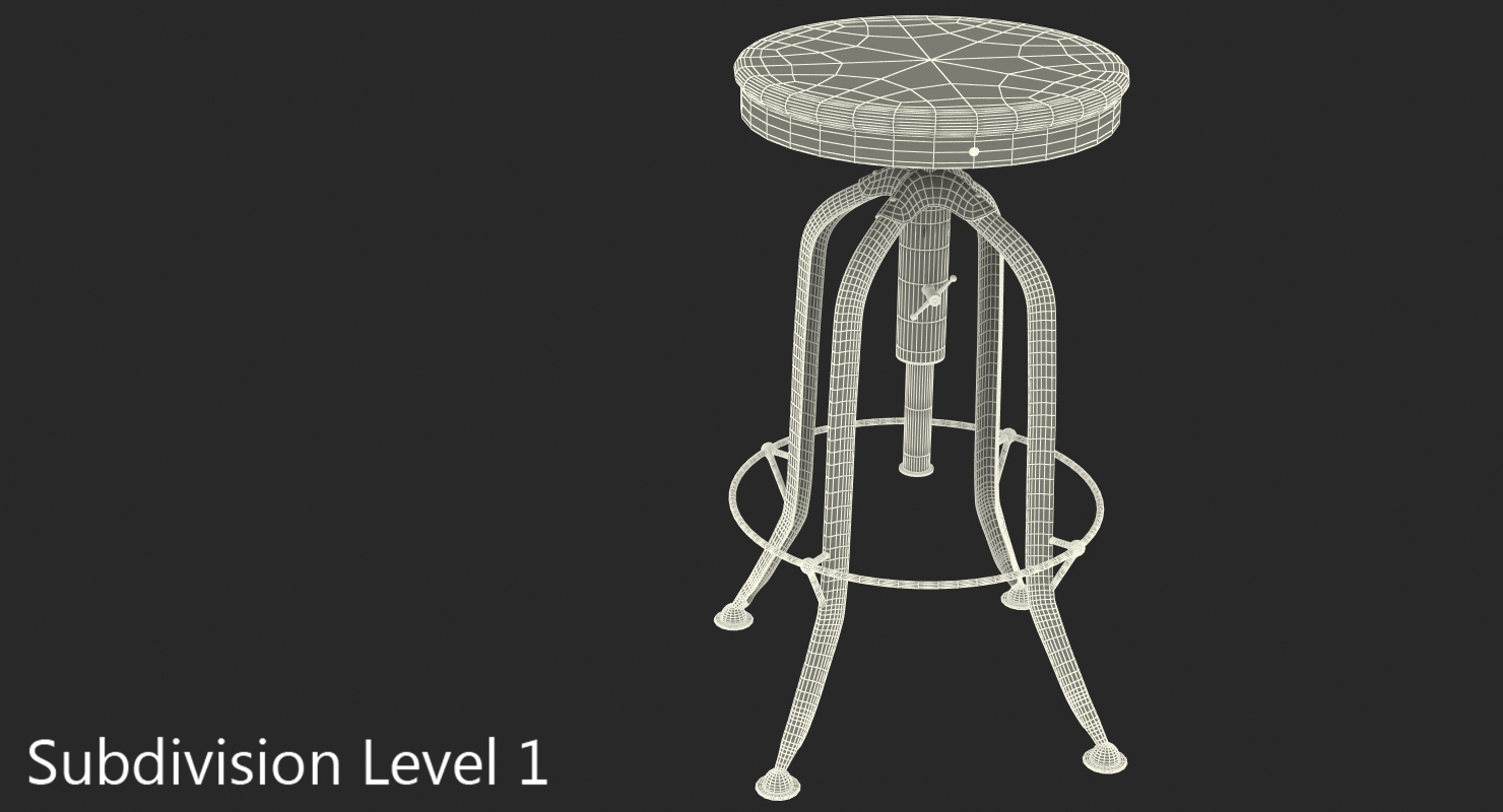 3D model Barstool