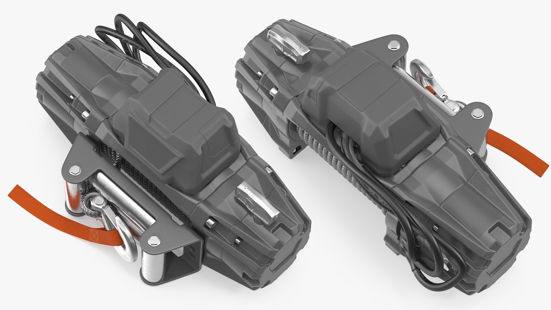 3D Car Electric Winch model