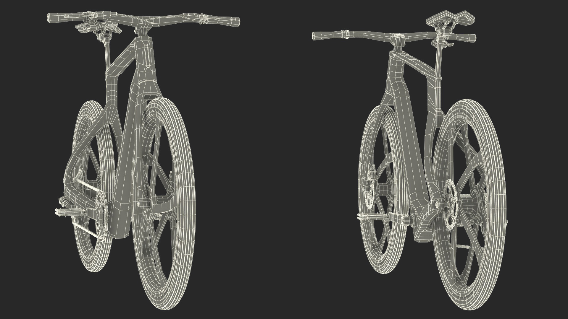 3D model Bike on Repair Stand