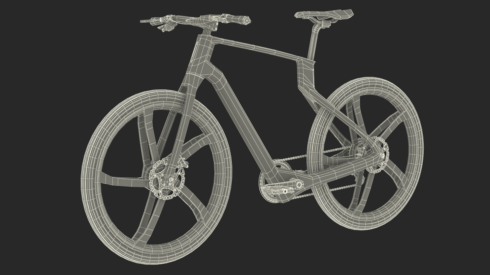 3D model Bike on Repair Stand