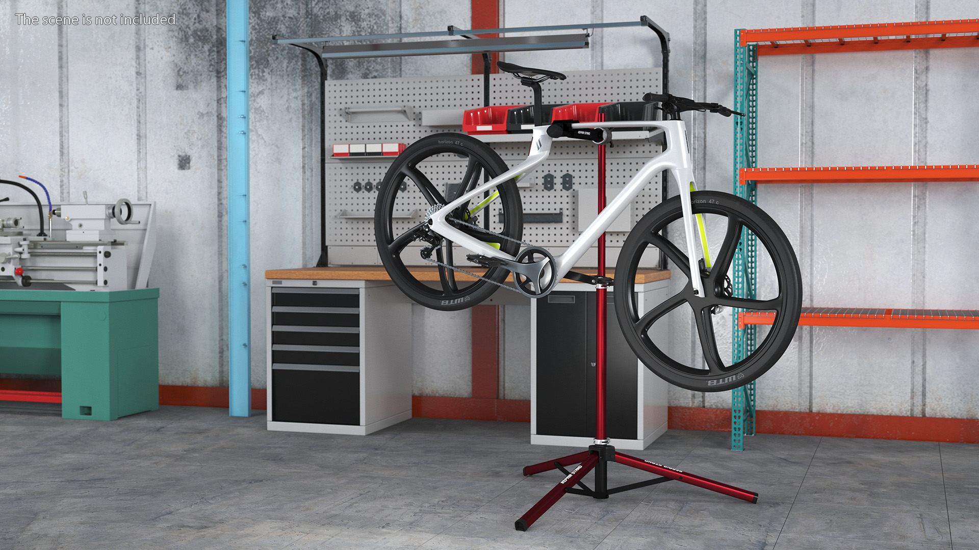 3D model Bike on Repair Stand