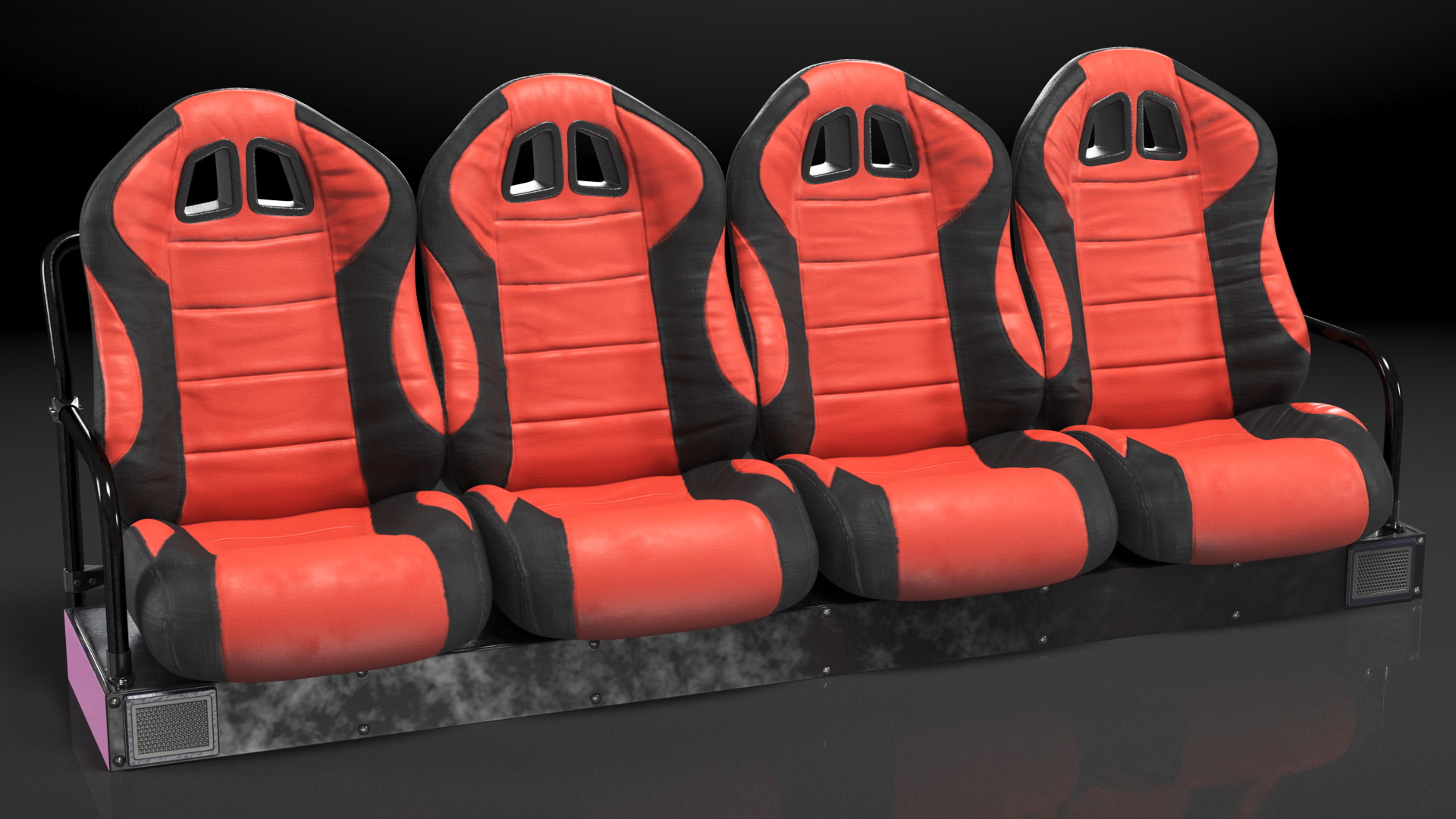 Row Seats 3D model