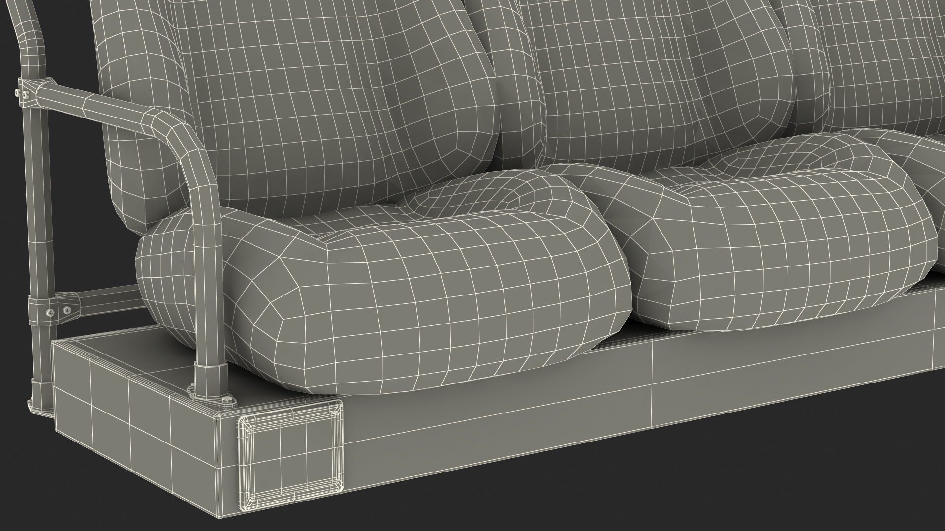 Row Seats 3D model