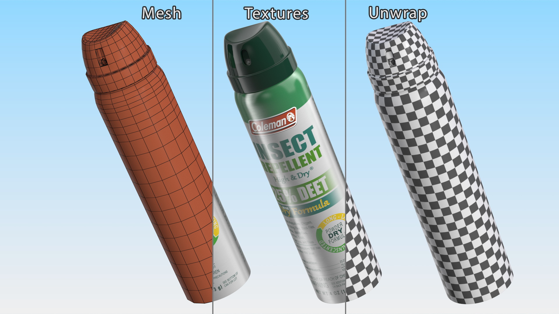 Insect Repellent Spray 3D