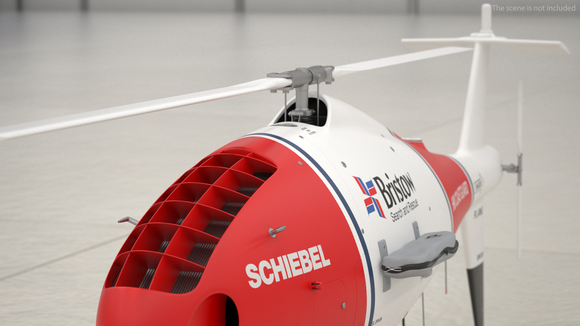 Schiebel Camcopter S100 UAV Coast Guard 3D model