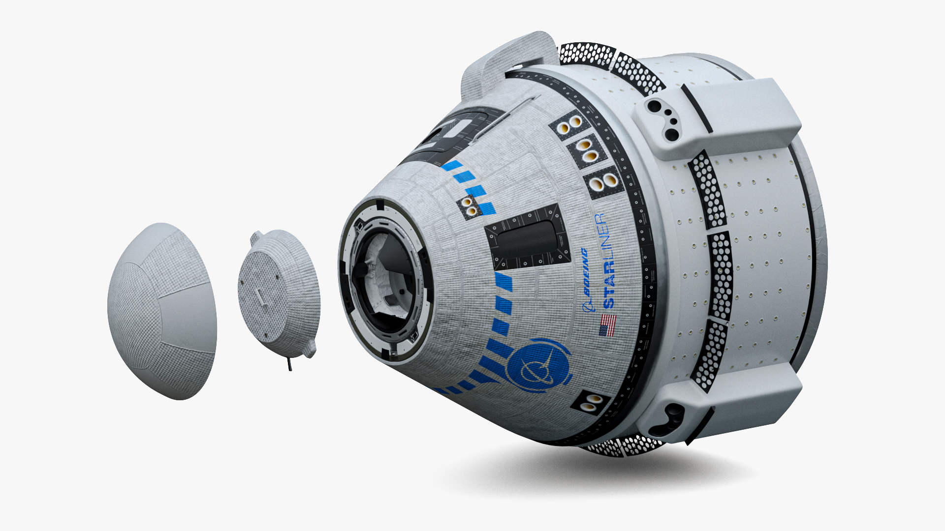 3D model Boeing CST-100 Starliner Spacecraft