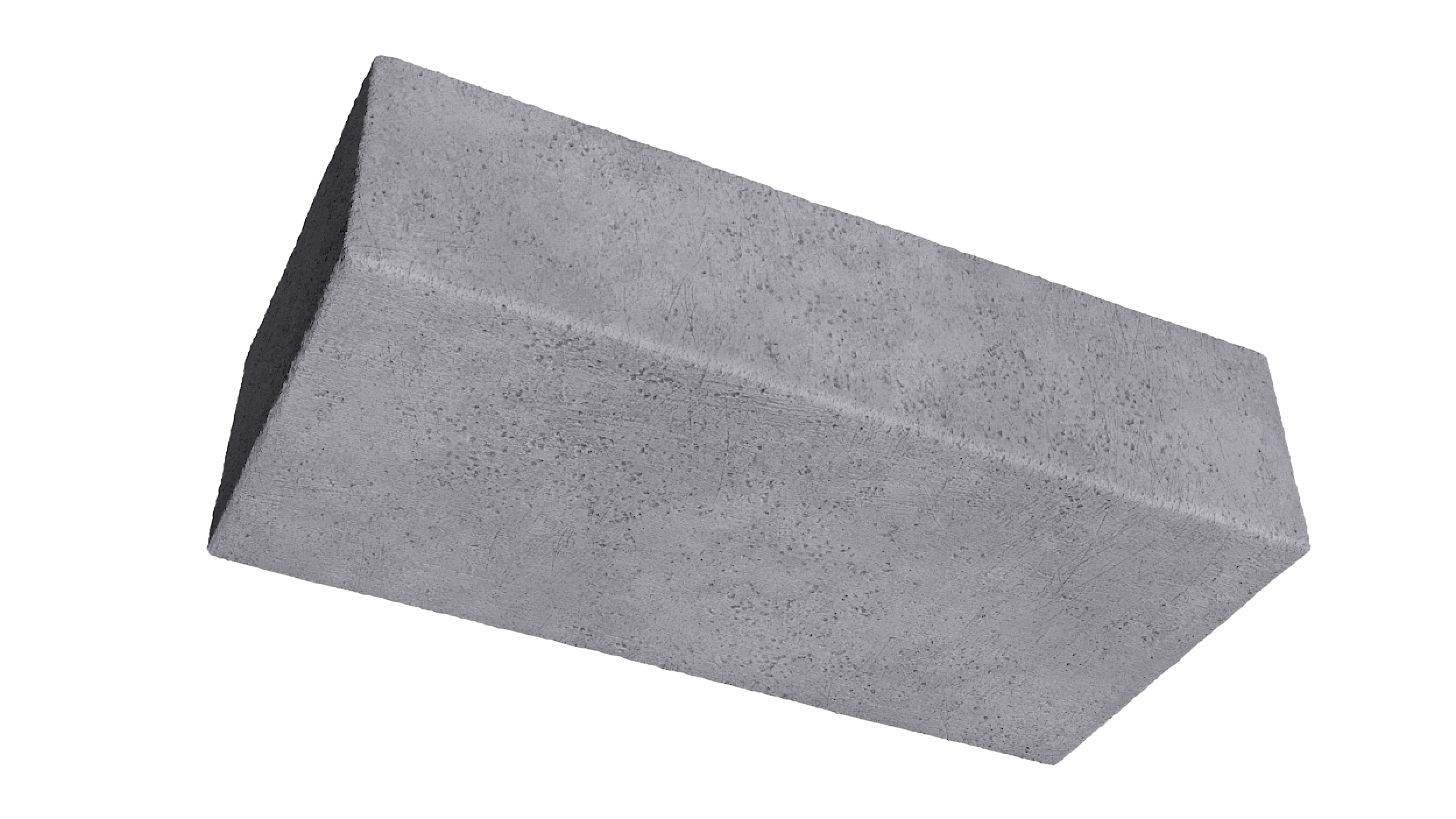 3D model Frogged Calcium Silicate Brick Gray