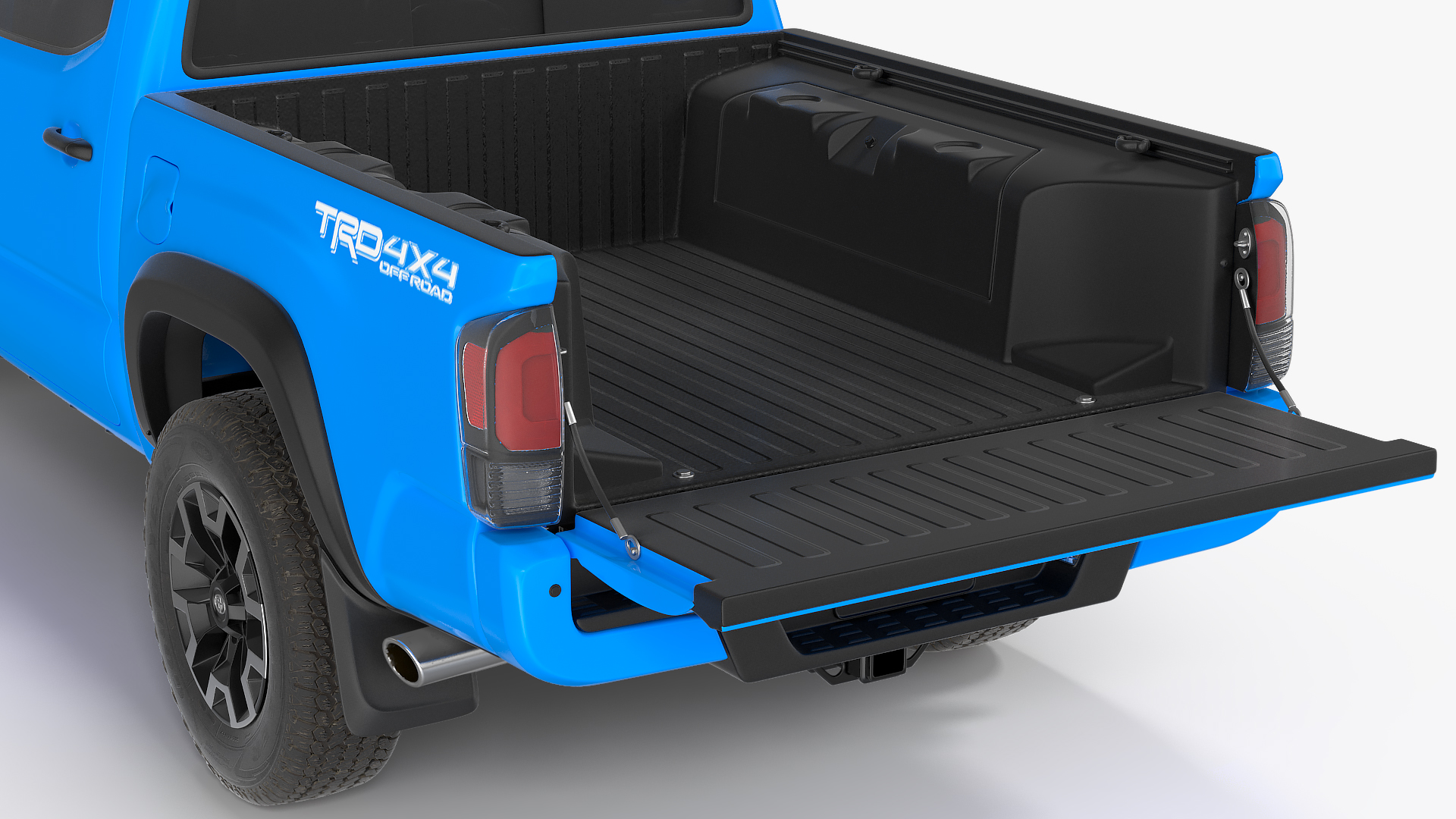 3D model Toyota Tacoma TRD Off Road Voodoo Blue 2021 Rigged