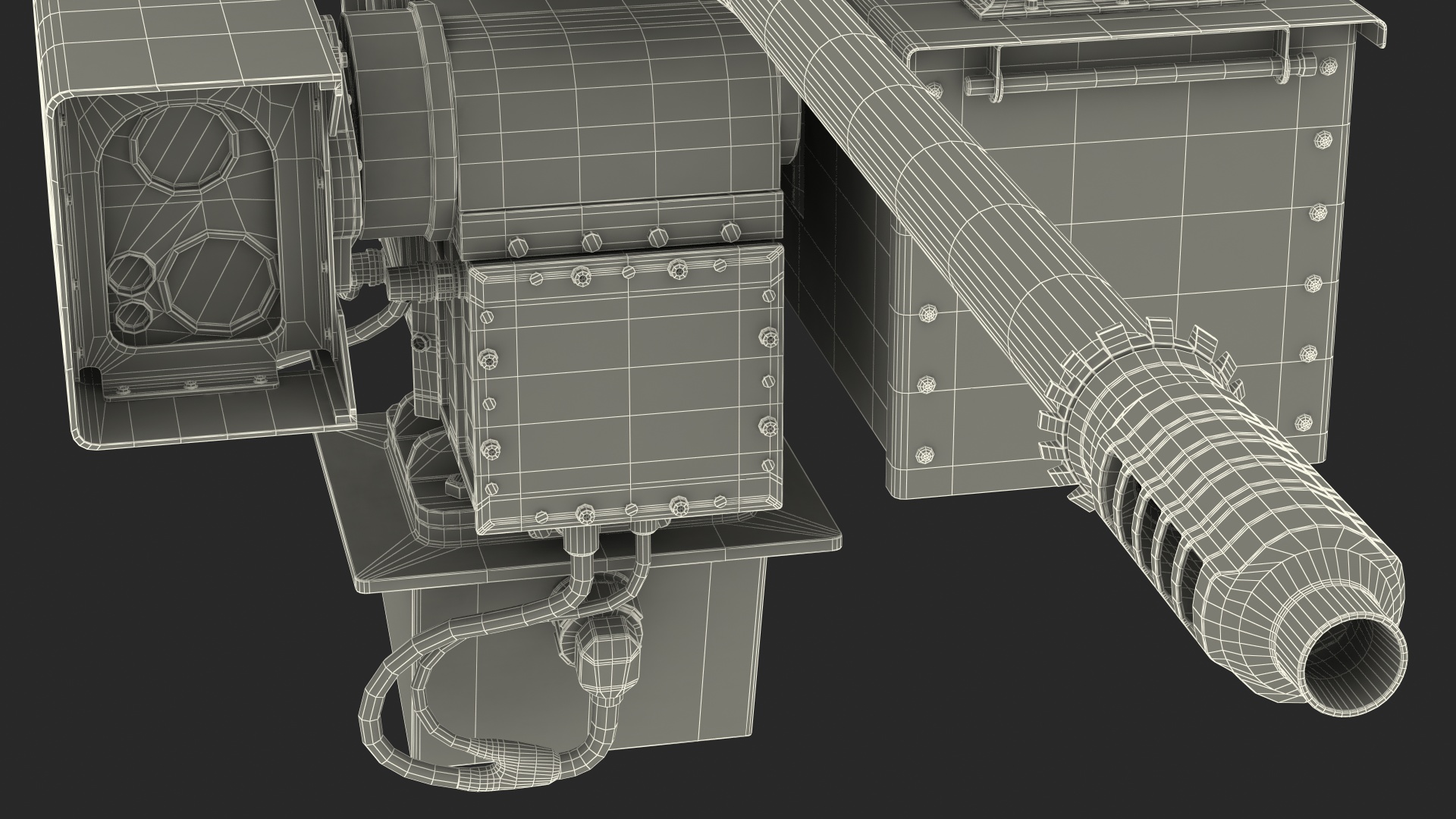 Electro Optic System SRS 400 MK2 Armory 3D model