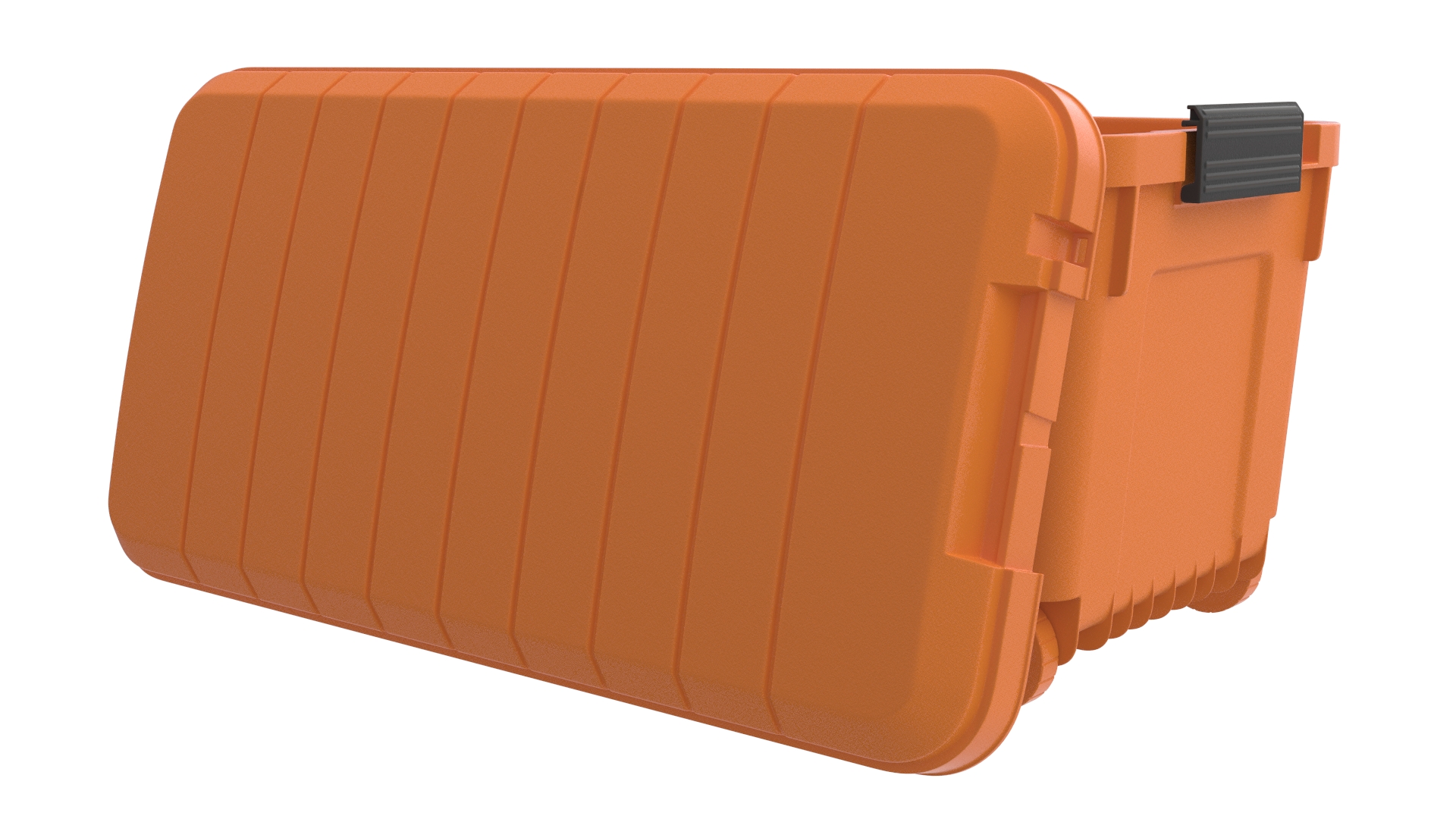 3D model Open Plastic Trunk Orange