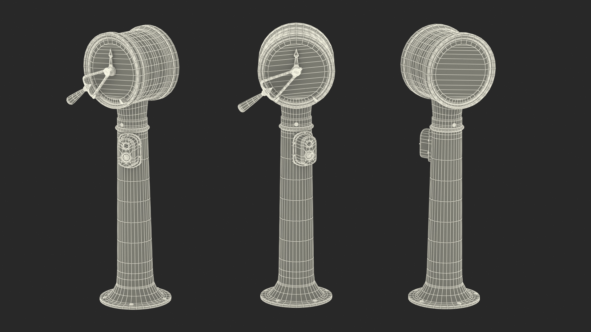 3D Old Ship Throttle Speed Control