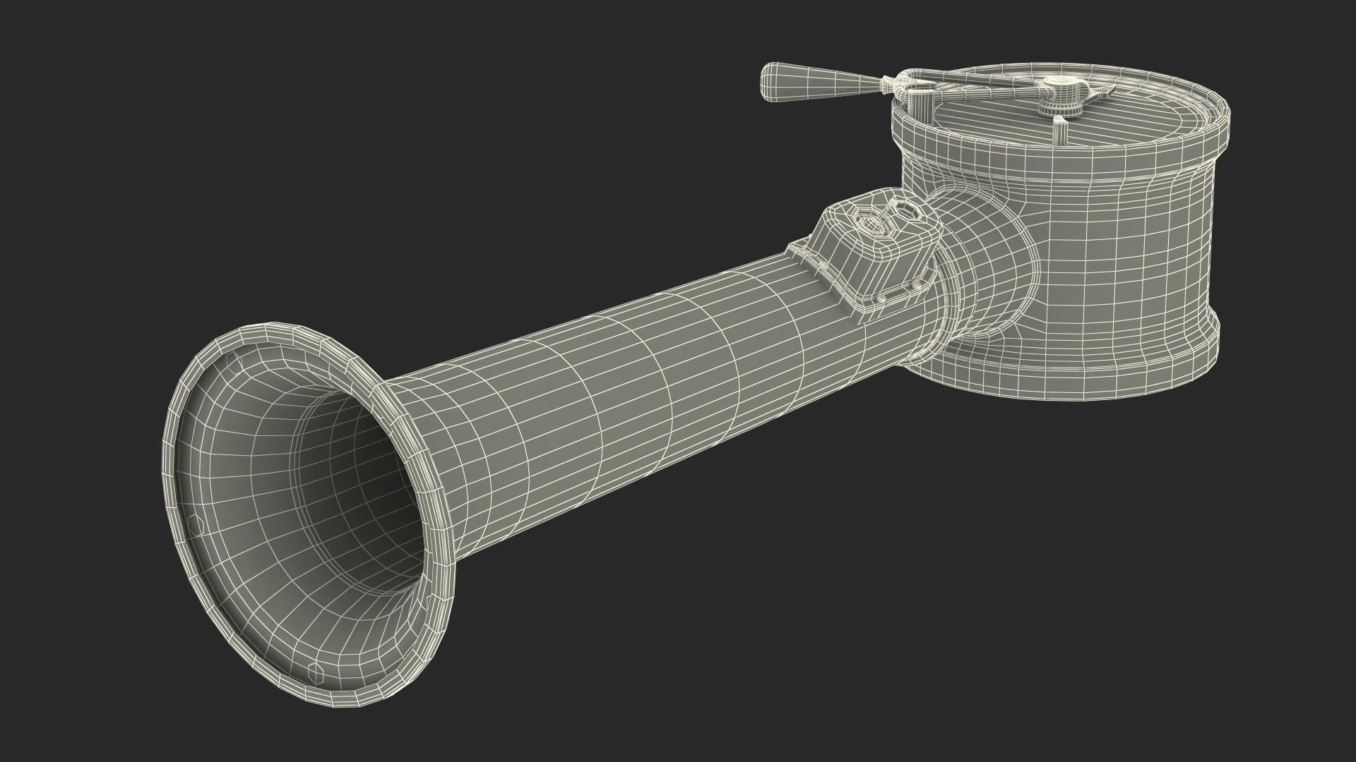 3D Old Ship Throttle Speed Control