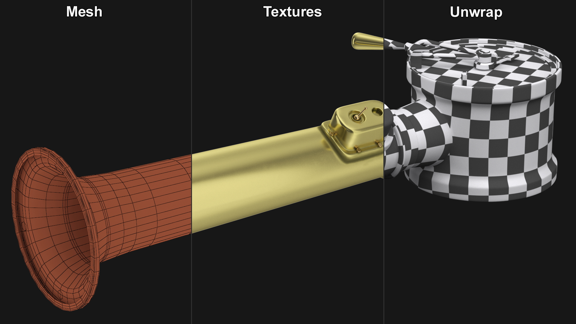 3D Old Ship Throttle Speed Control