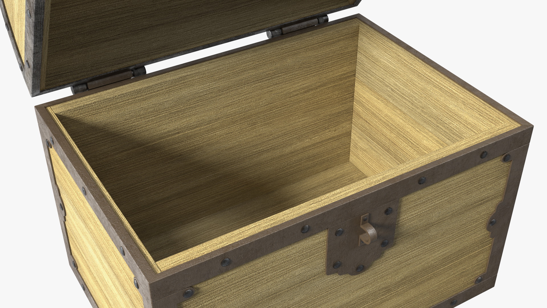 3D Old Wooden Chest