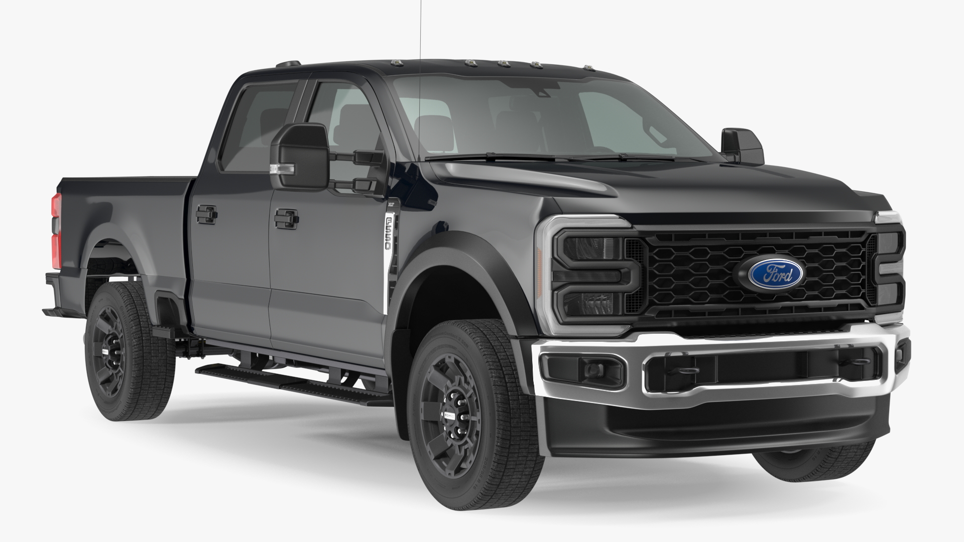 3D Black Ford Super Duty F550