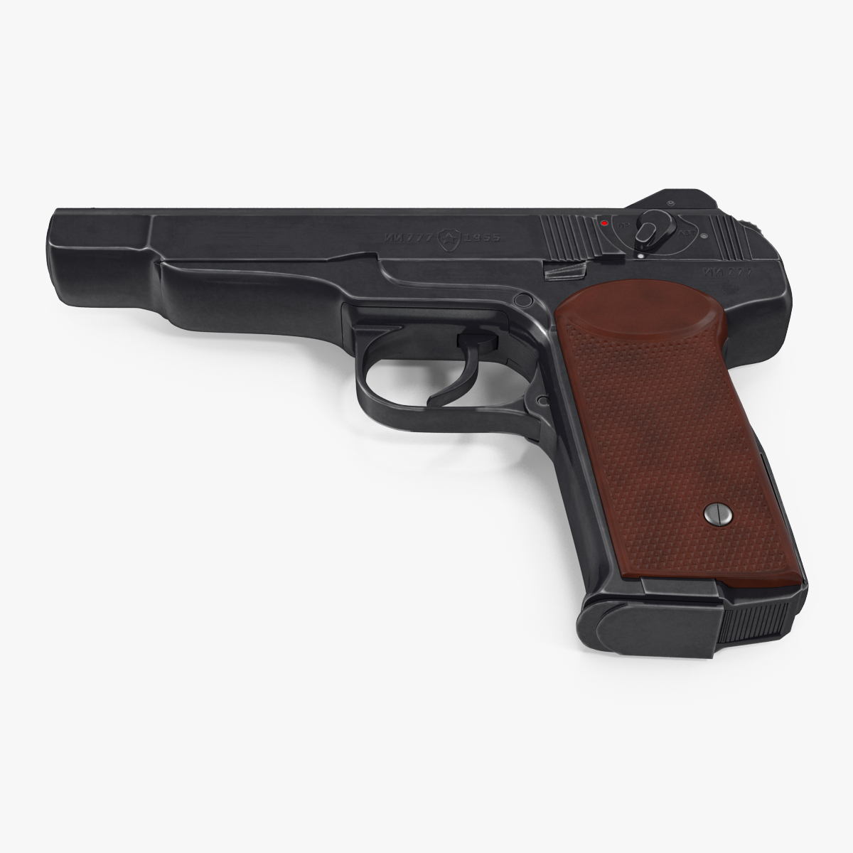 Stechkin Automatic Pistol APS 3D model