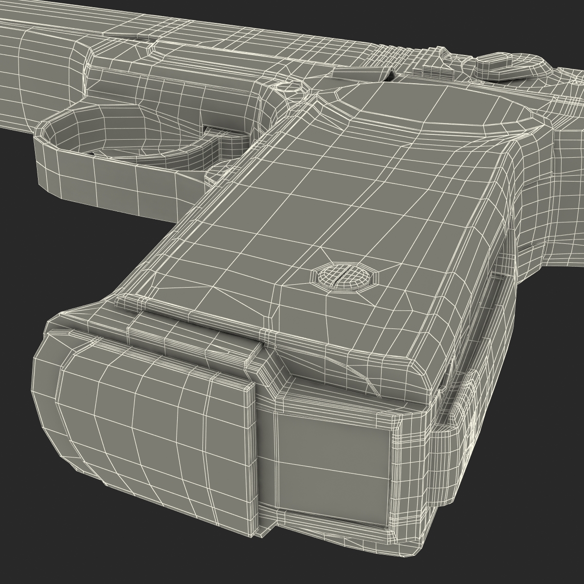 Stechkin Automatic Pistol APS 3D model