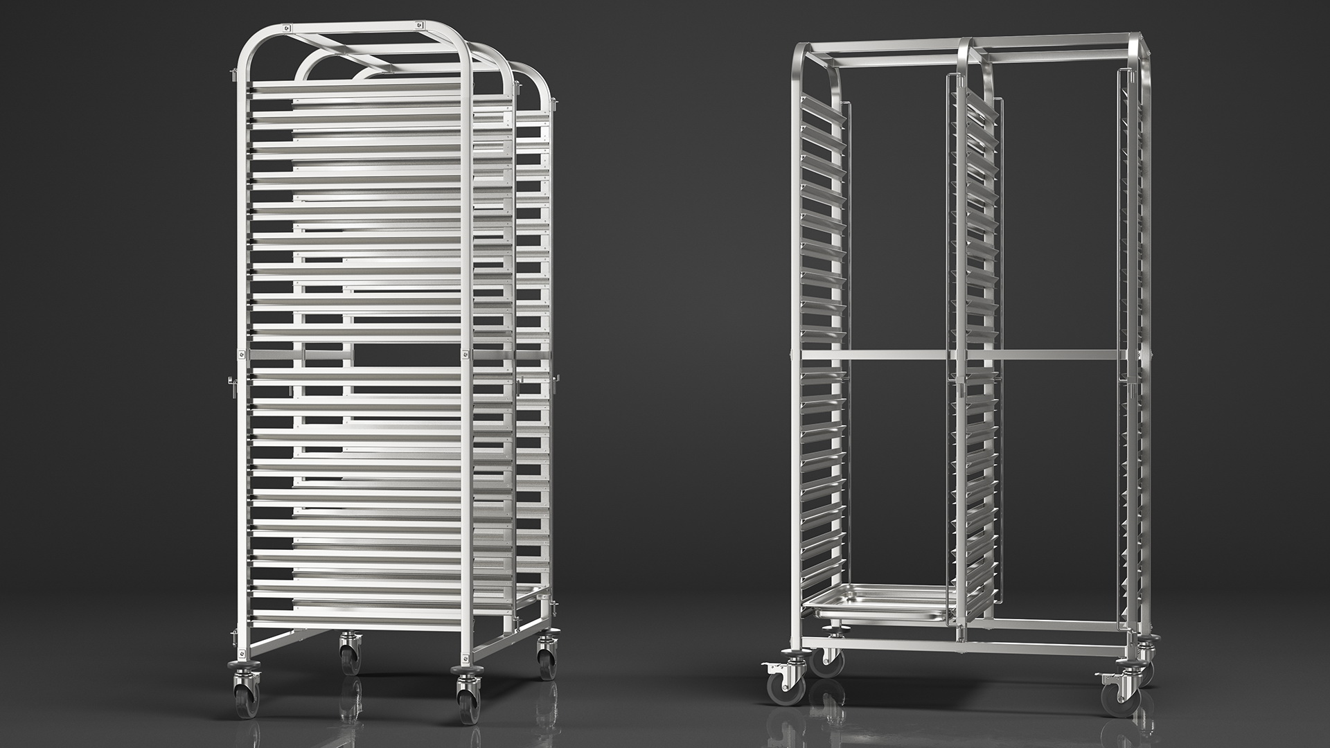 Shelf Trolley LIAM DUO 3D