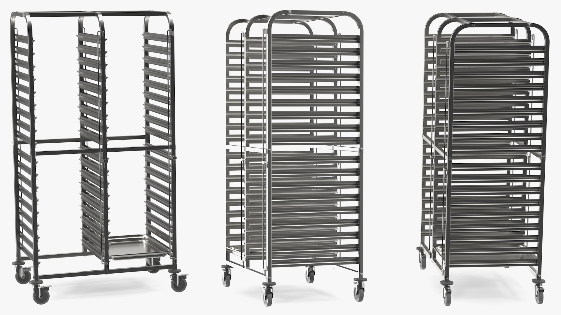 Shelf Trolley LIAM DUO 3D