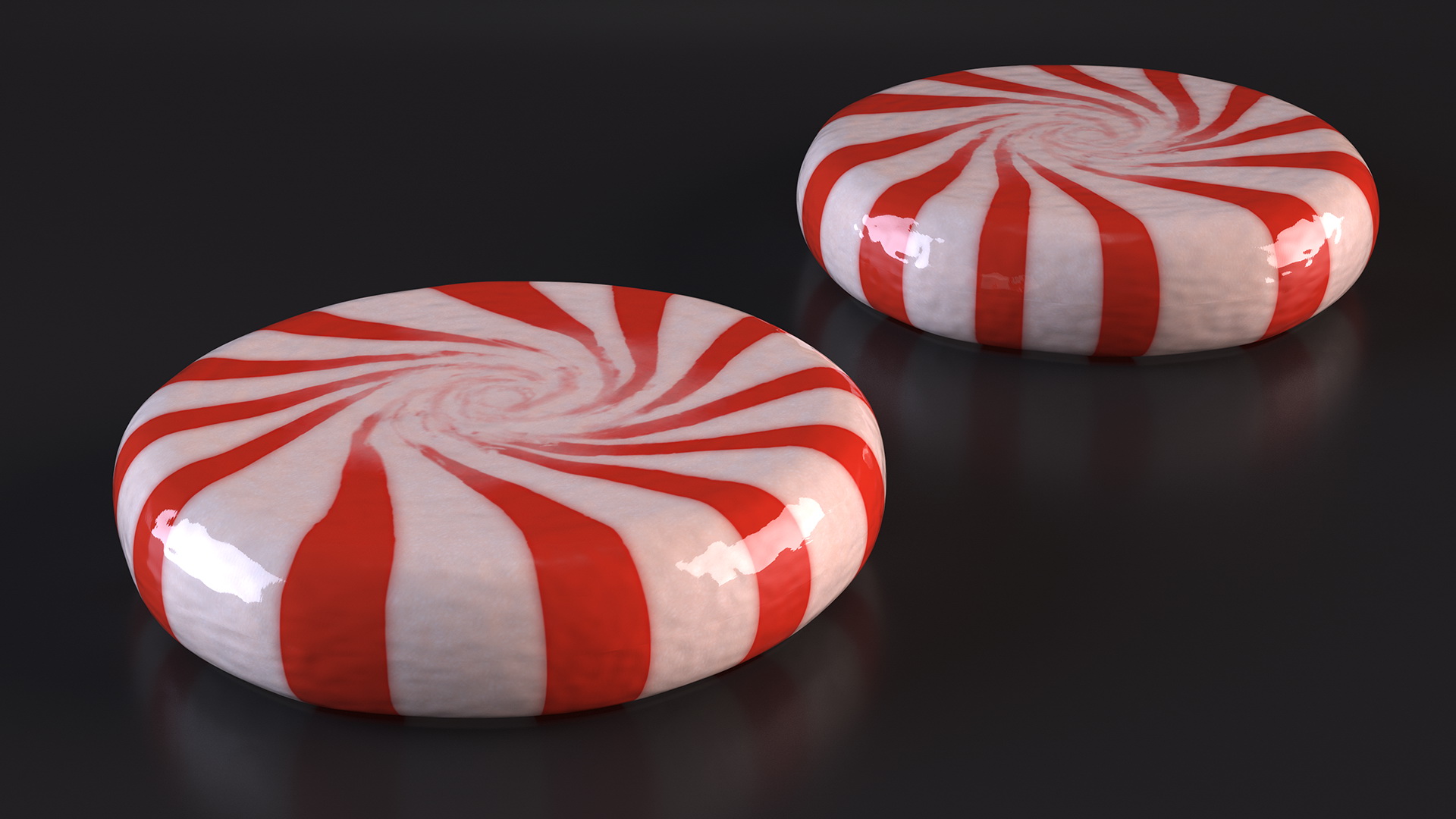 A Bunch of Round Candy 3D